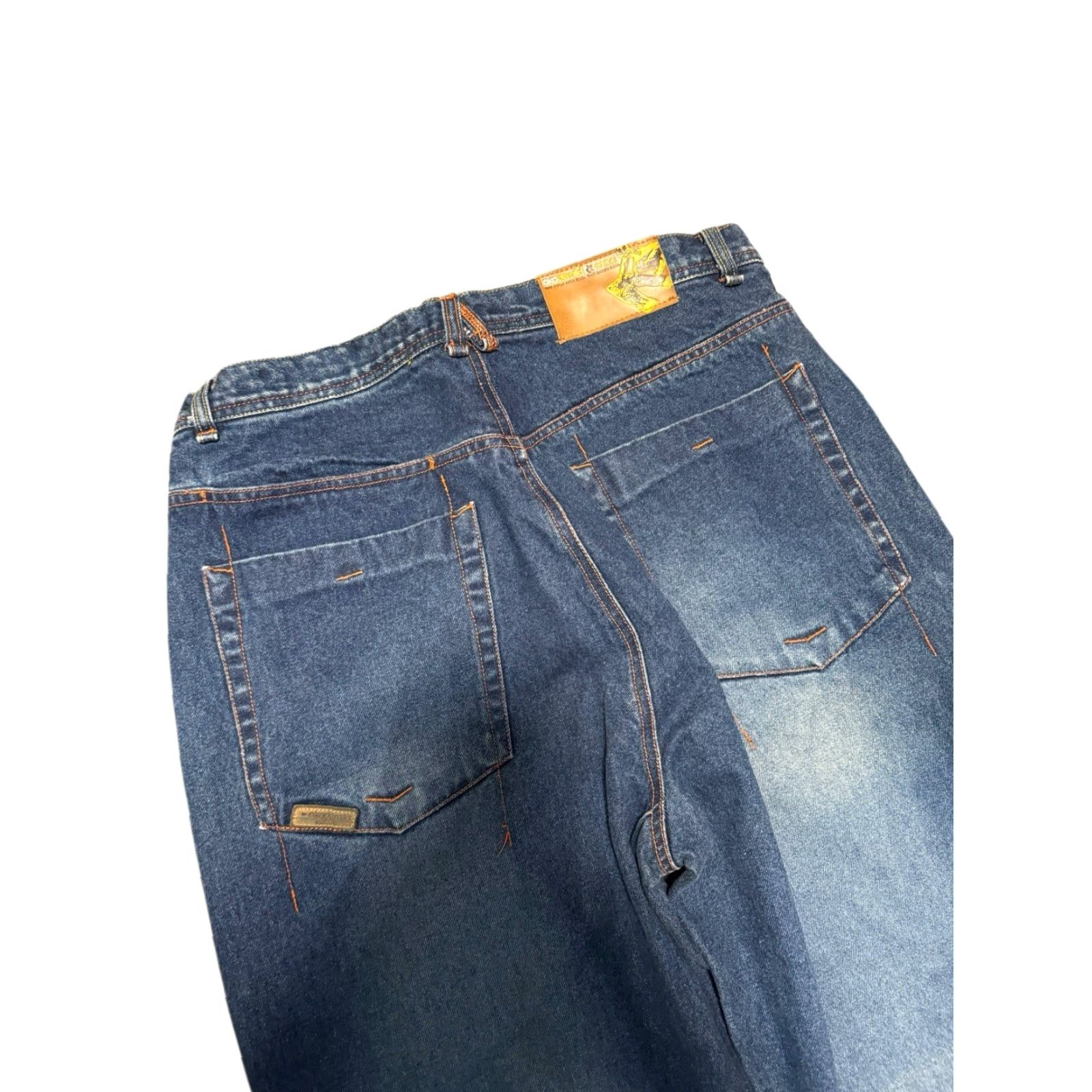 Akademiks VINTAGE Akademiks Jeans Mens 36x33 Blue Baggy Skater 90s Hip Hop Urban Y2K Jeans Men Blue 90s Hip Hop Vintage Urban Baggy Relaxed 36x33 Mens Size US 36 / EU 52 - 6 Thumbnail
