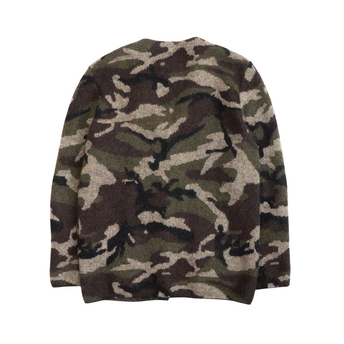 Saint Laurent Paris Saint Laurent Mohair Camo Cardigan Size US XS / EU 42 / 0 - 2 Thumbnail