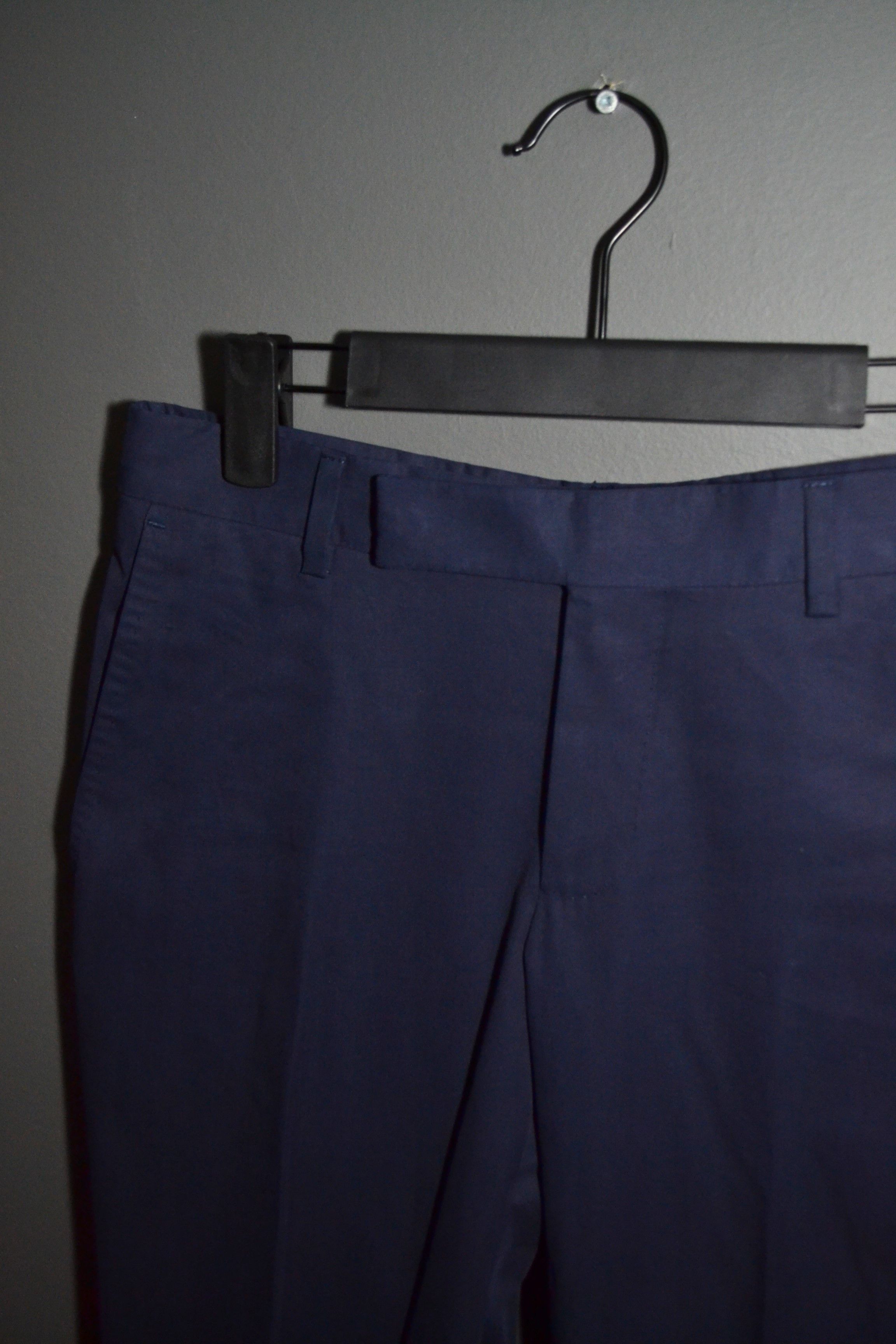 Z Zegna Z Zegna Modern Drop 8 Deco Blue Cotton Suit 44 R Size 44R - 16 Thumbnail
