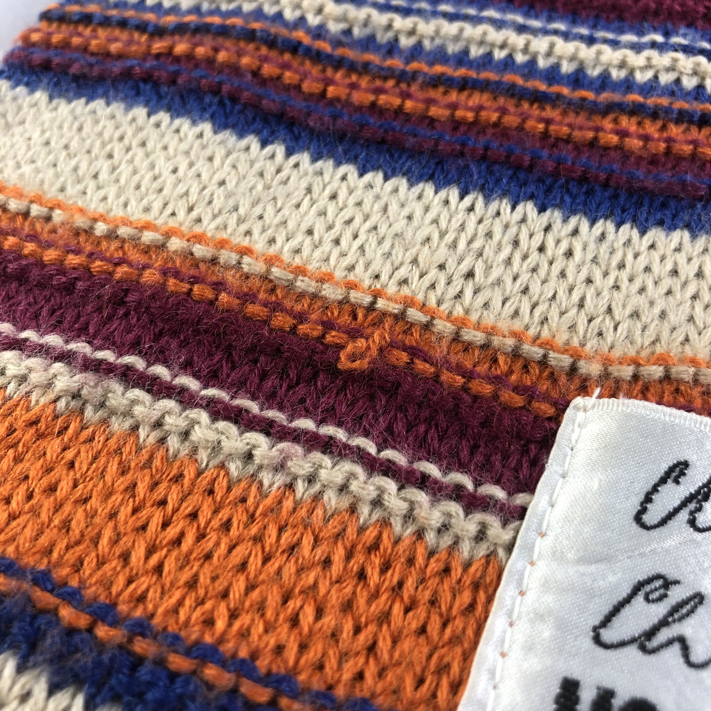 Moschino Moschino Striped Wool Scarf Muffler V1535 Size ONE SIZE - 6 Thumbnail