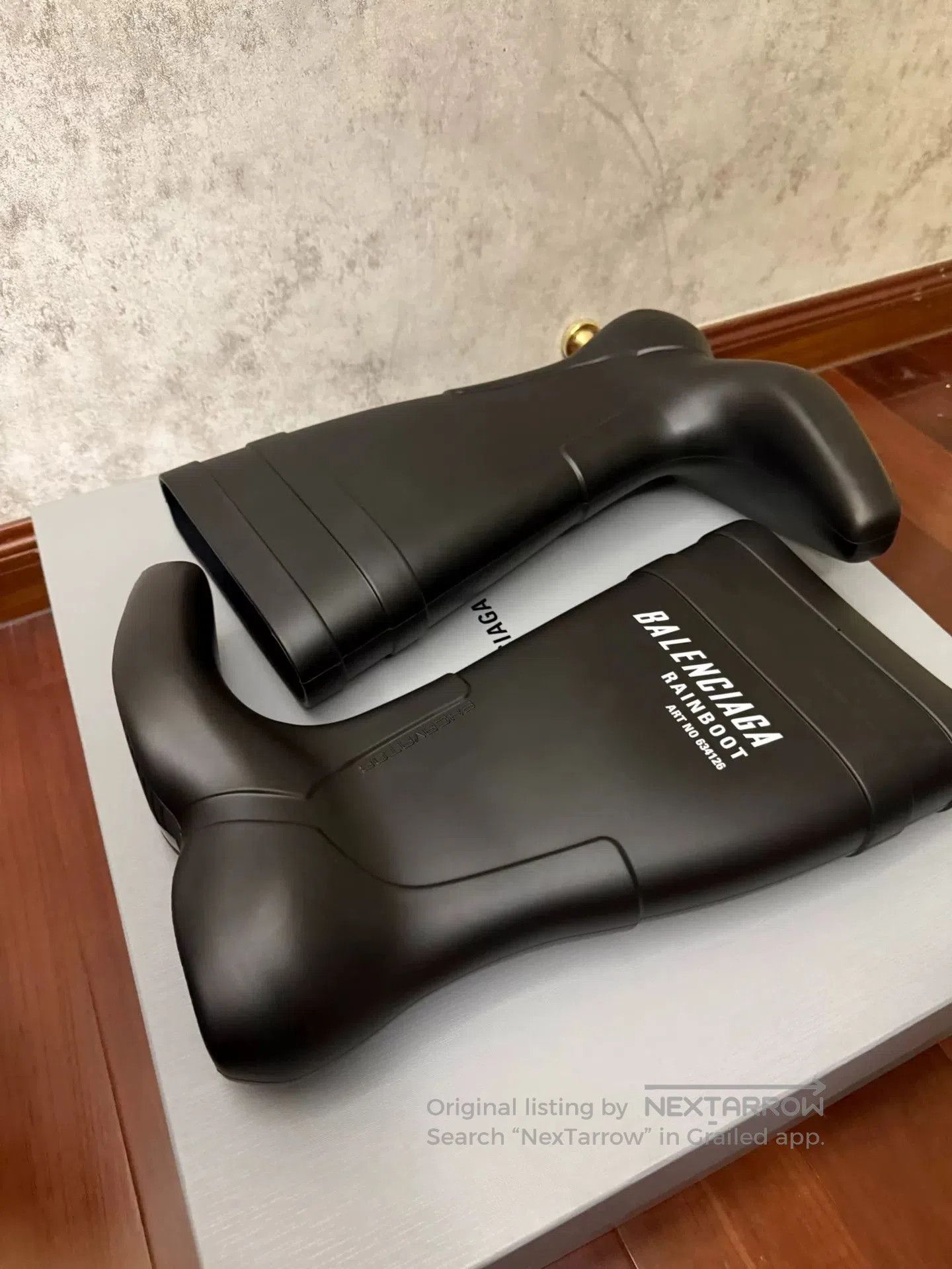 Balenciaga balenciaga rubber high rain boots. Size US 8 / EU 41 - 2 Thumbnail