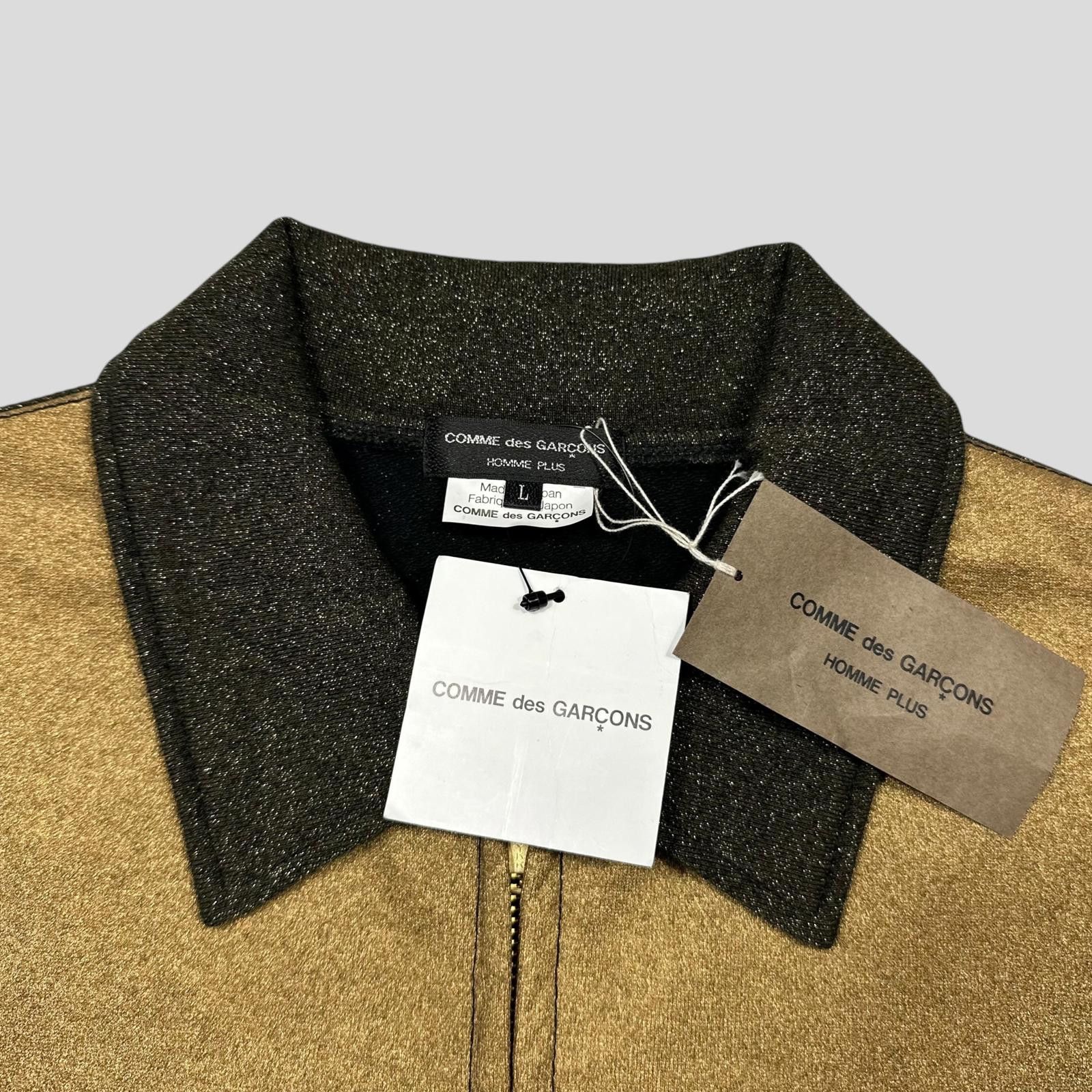 Comme des Garcons CDG Homme 2011 Gold Glitter Work Jacket - L (M) Size US L / EU 52-54 / 3 - 5 Thumbnail