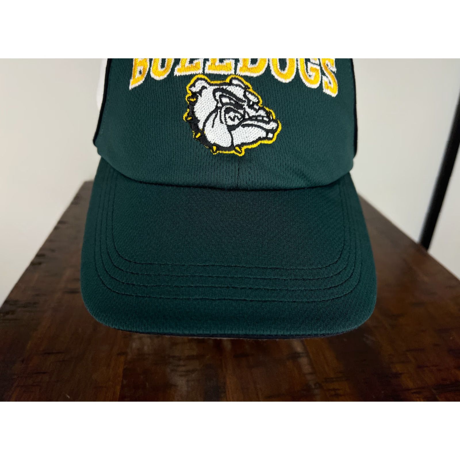 Vintage Richardson Green Baseball Cap Hat Adjustable One Size Adult Men Polyester Solid Shirt Style - Logo 90s, Casual Sports Boys Mens Size ONE SIZE - 3 Thumbnail