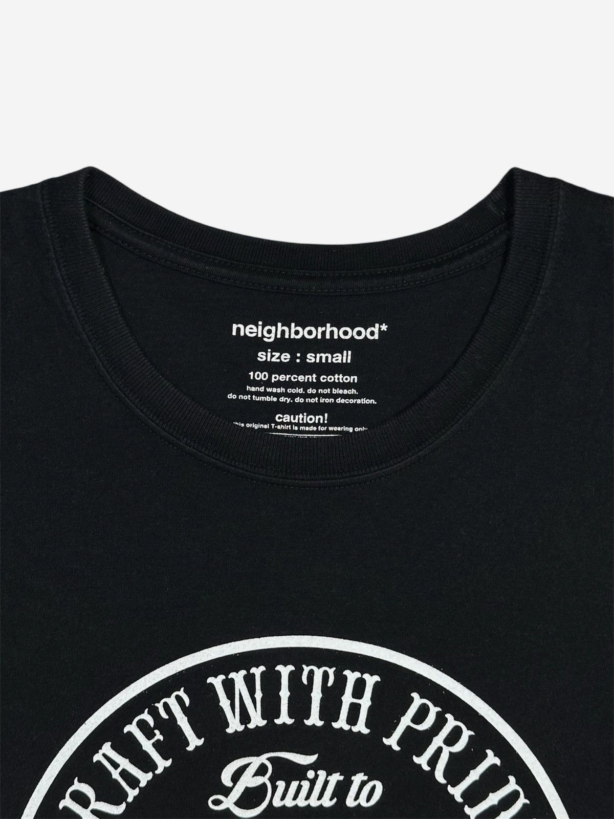 Neighborhood NEIGHBORHOOD "BUILT TO OUTLAST THEM ALL" T SHIRT Size US S / EU 44-46 / 1 - 3 Thumbnail