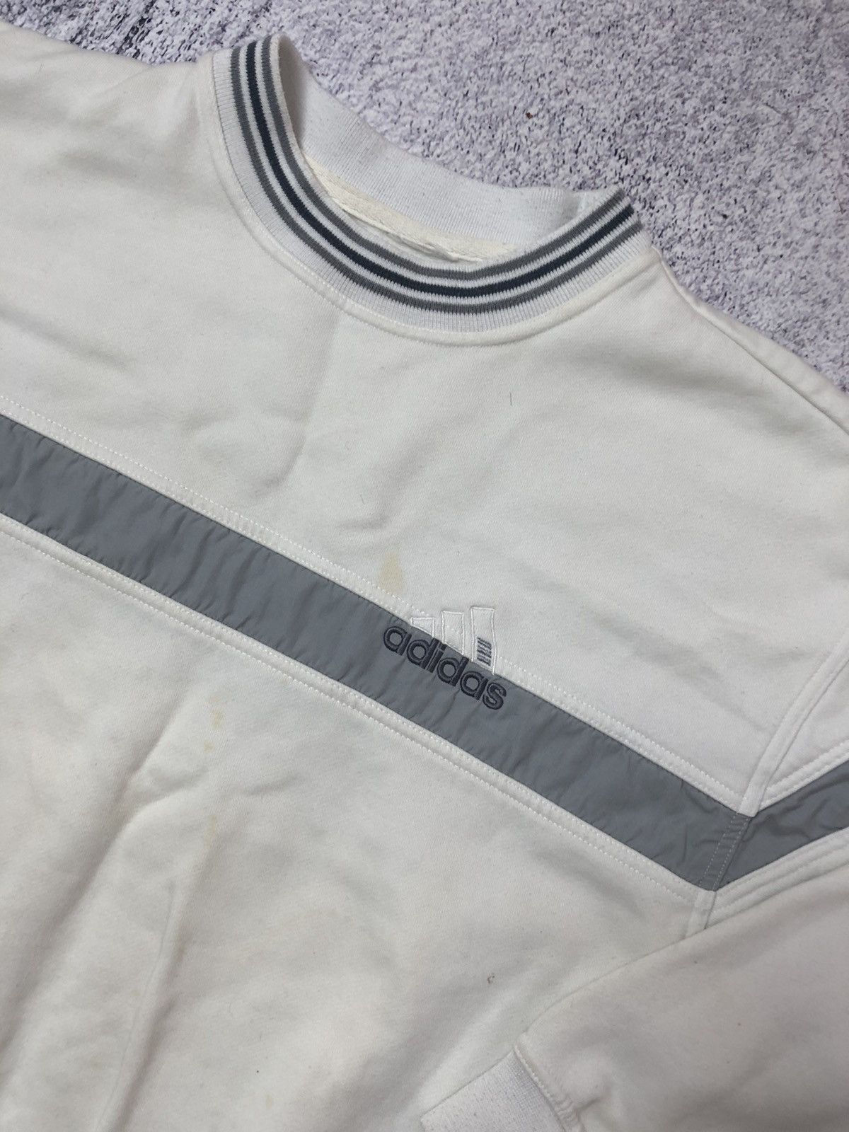 Adidas × Vintage Vintage men’s sweater Adidas multi logo y2k Size US M / EU 48-50 / 2 - 12 Thumbnail