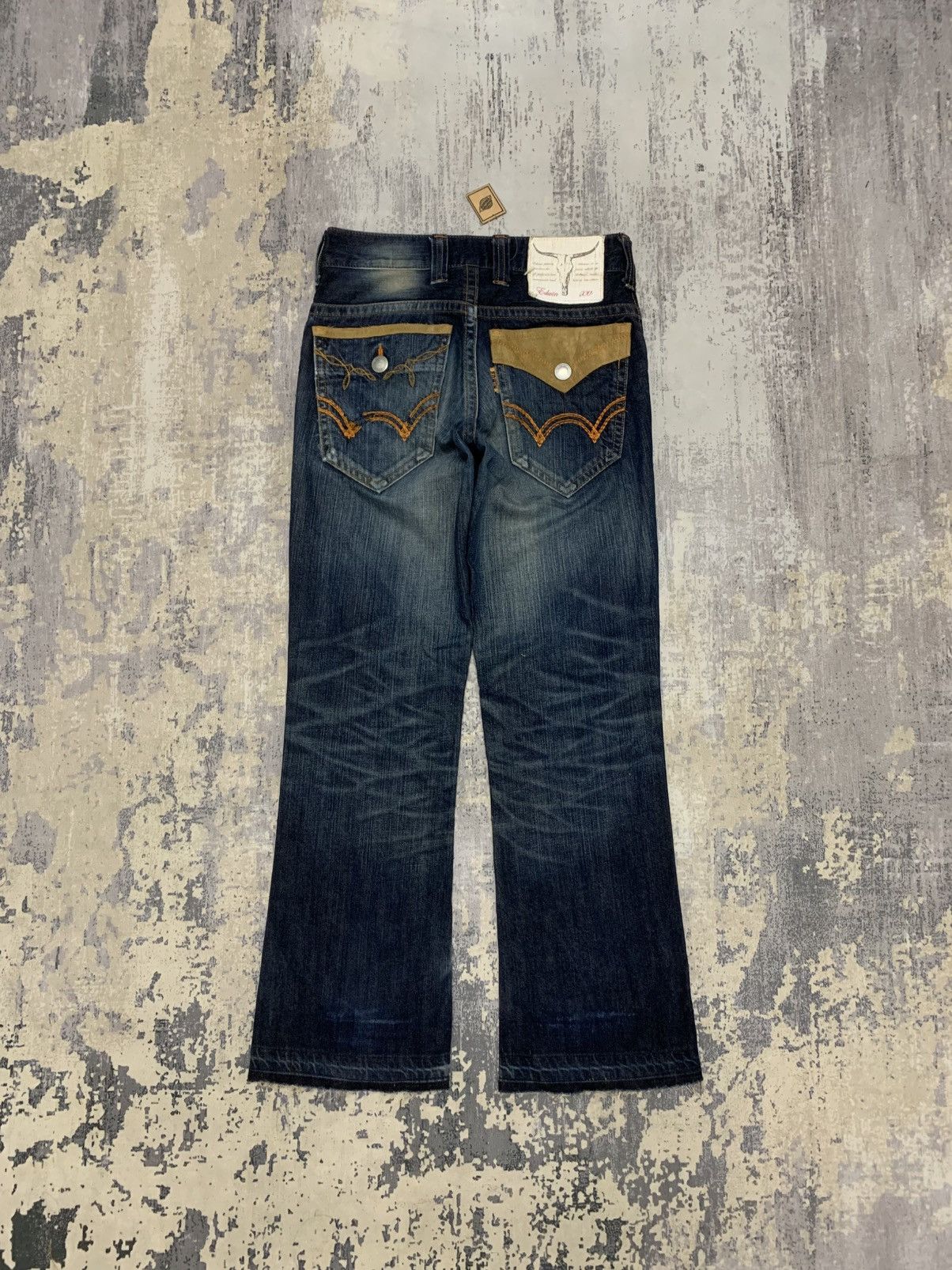 Edwin EDWIN XVS WESTERN COWBOY STYLE LOW RISE JEANS Size US 29 - 8 Thumbnail