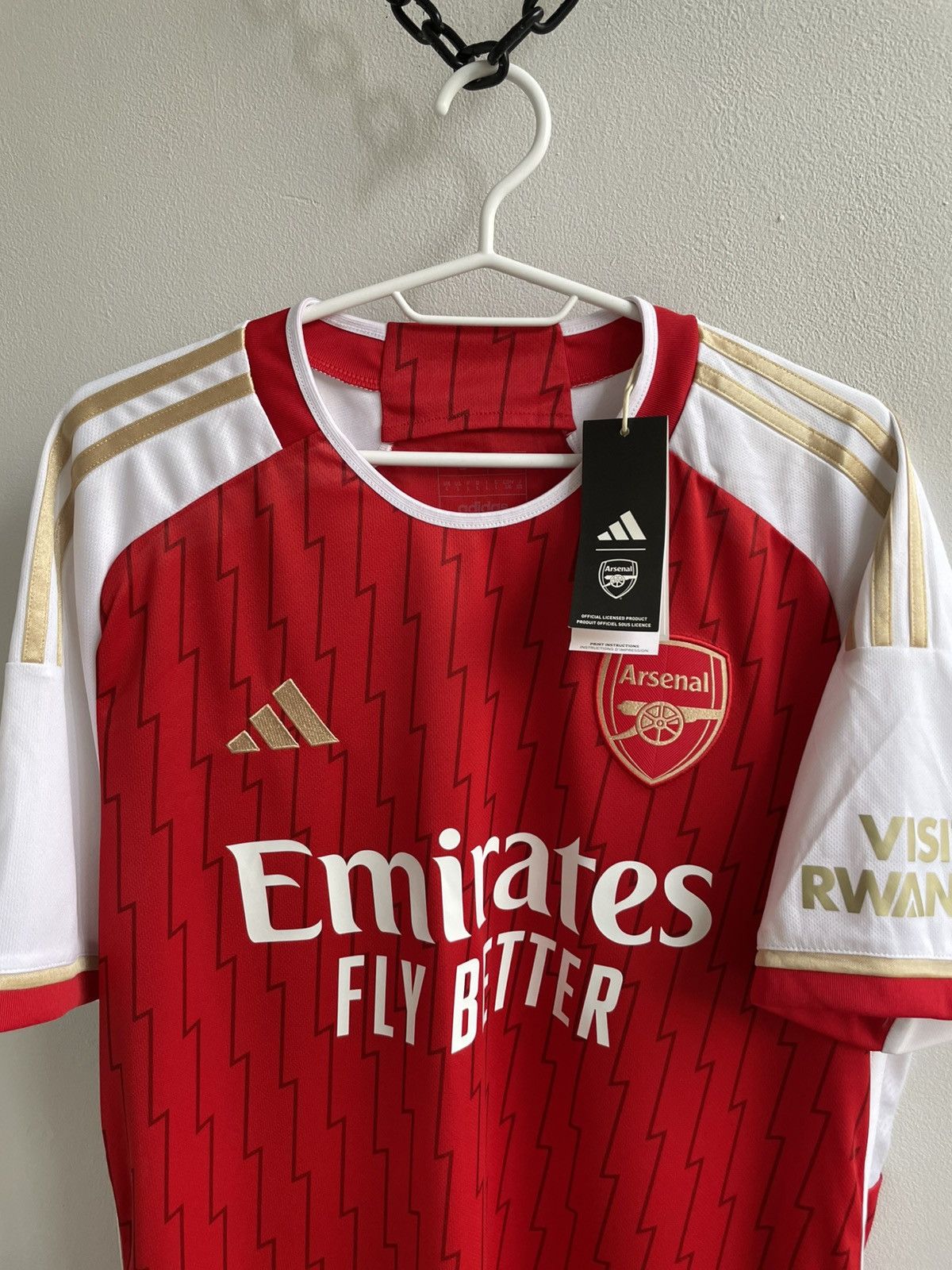 Vintage New Arsenal 2023 2024 Football Shirt Soccer Jersey HR6929 Size US L / EU 52-54 / 3 - 6 Thumbnail
