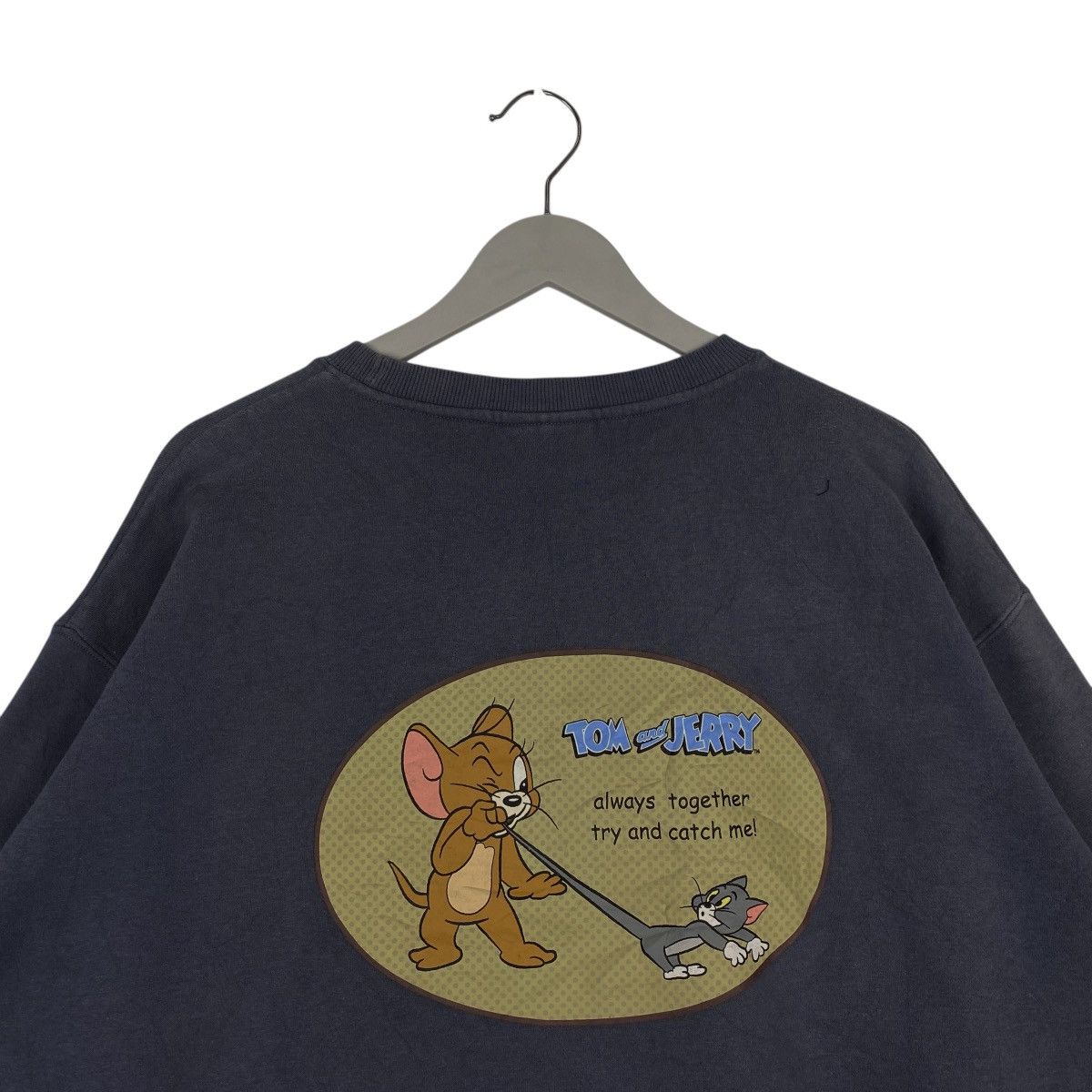 Other Vintage Tom&Jerry Printed Crewneck Sweatshirt NavyBlue SizeL Size US L / EU 52-54 / 3 - 5 Thumbnail