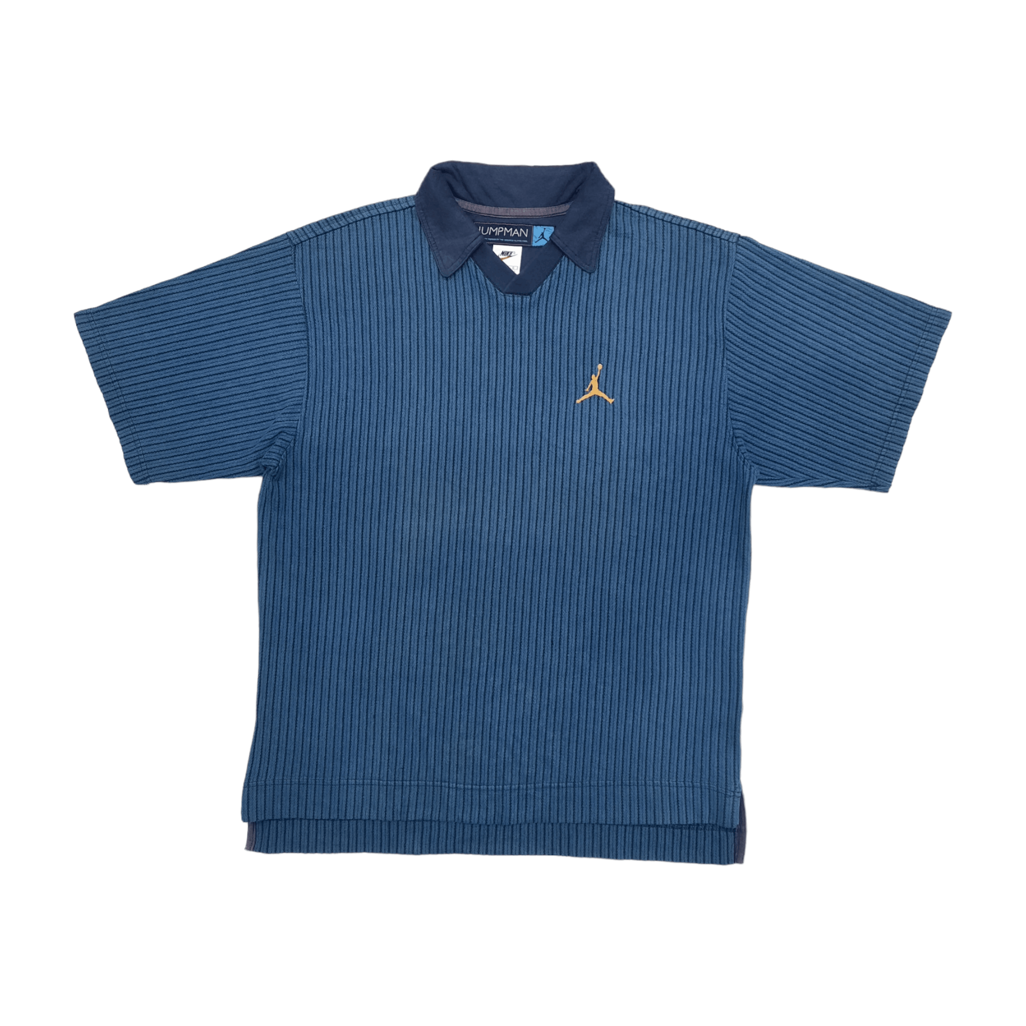image of Jordan Nike Vintage 90's Nike Air Jordan Jumpman Stripes Polo Shirt, Men's (Size Large)