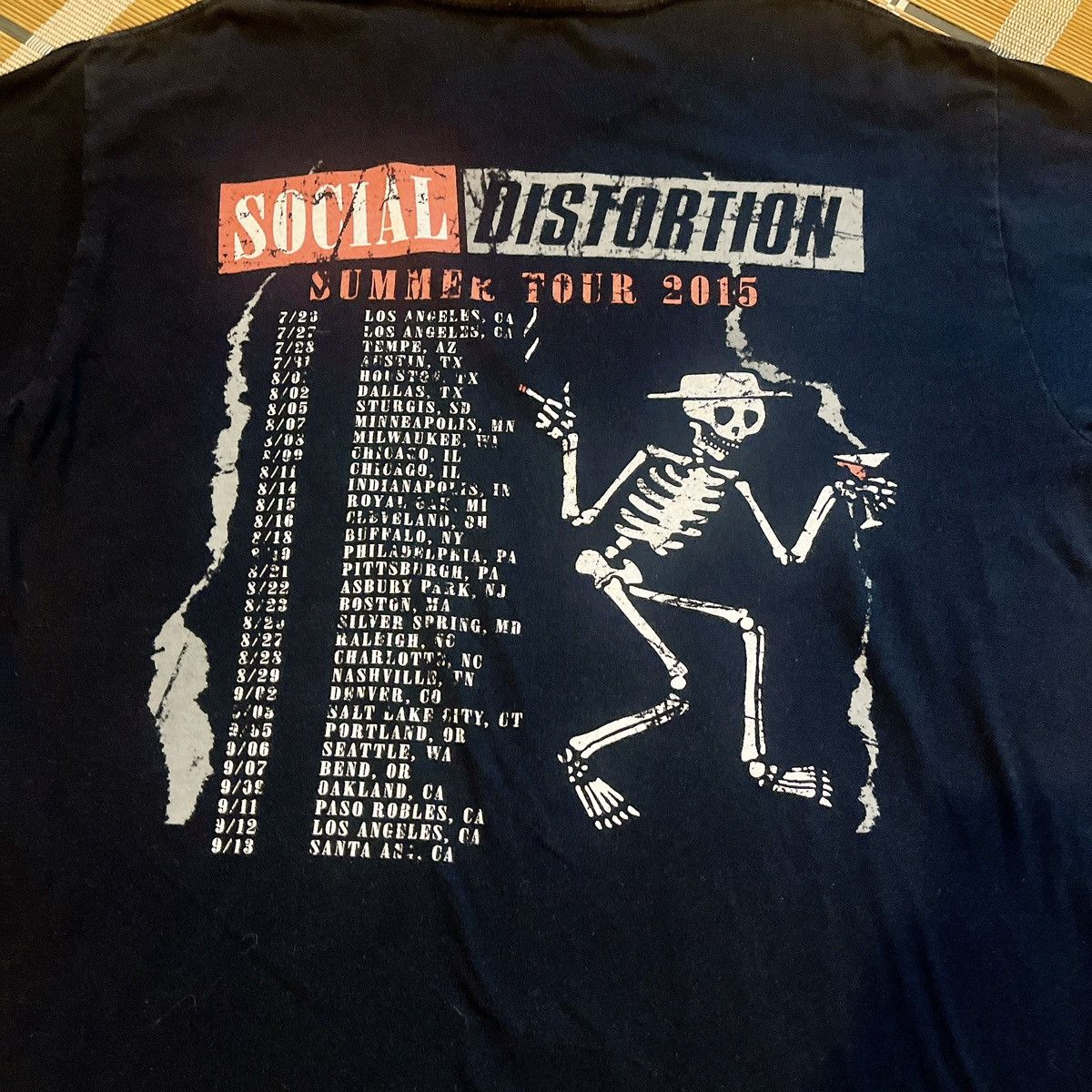 Band Tees × Vintage Social Distortion Summer Tour 2015 Size US L / EU 52-54 / 3 - 4 Thumbnail
