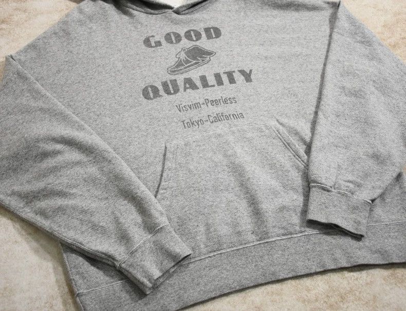 Visvim VisvimGray Visvim Hoodie with Handwritten Letters-2504 Size US L / EU 52-54 / 3 - 3 Thumbnail