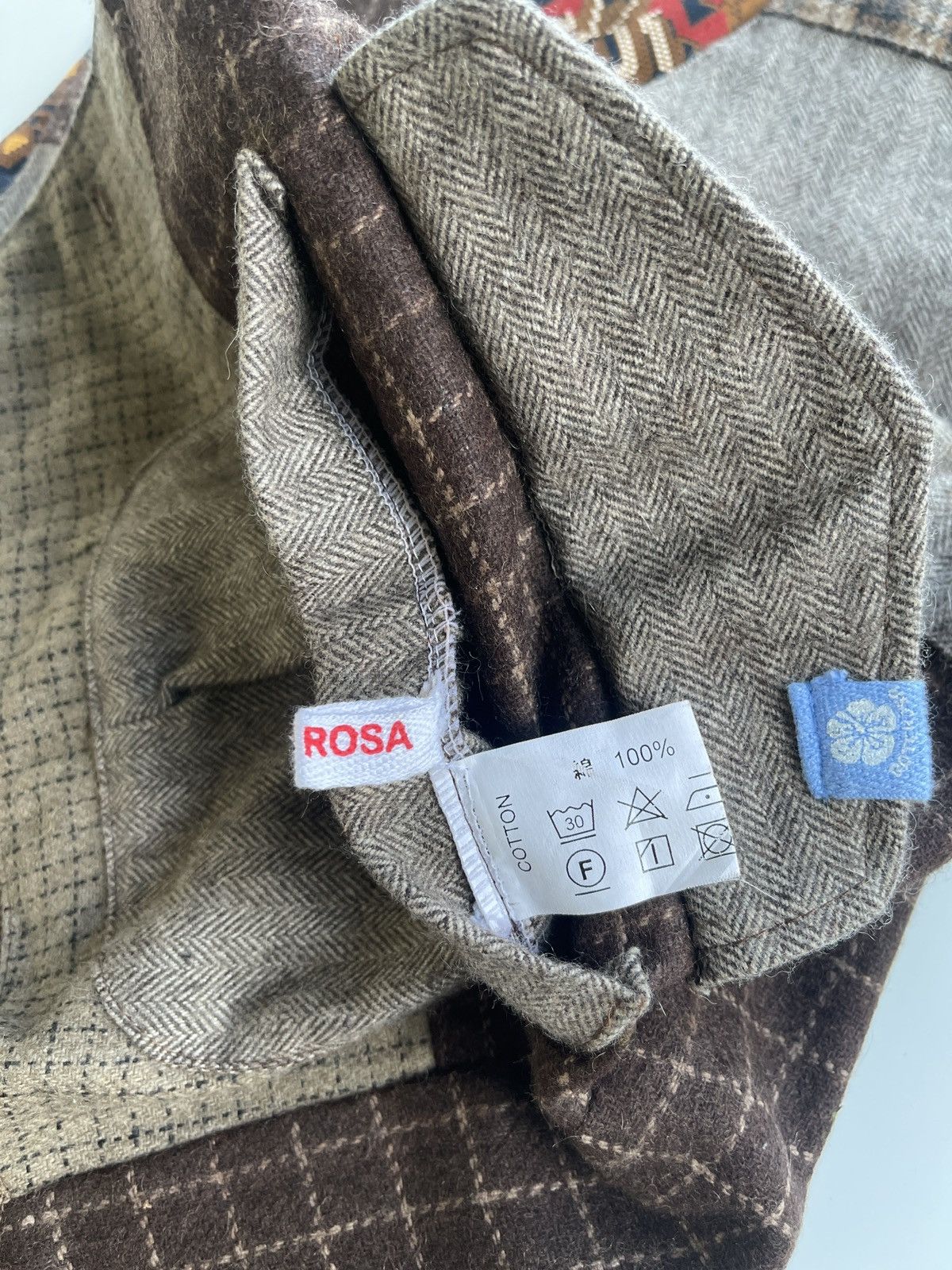 Japanese Brand Vintage Patchwork Tweed Vest Kapital Style Size US S / EU 44-46 / 1 - 7 Thumbnail