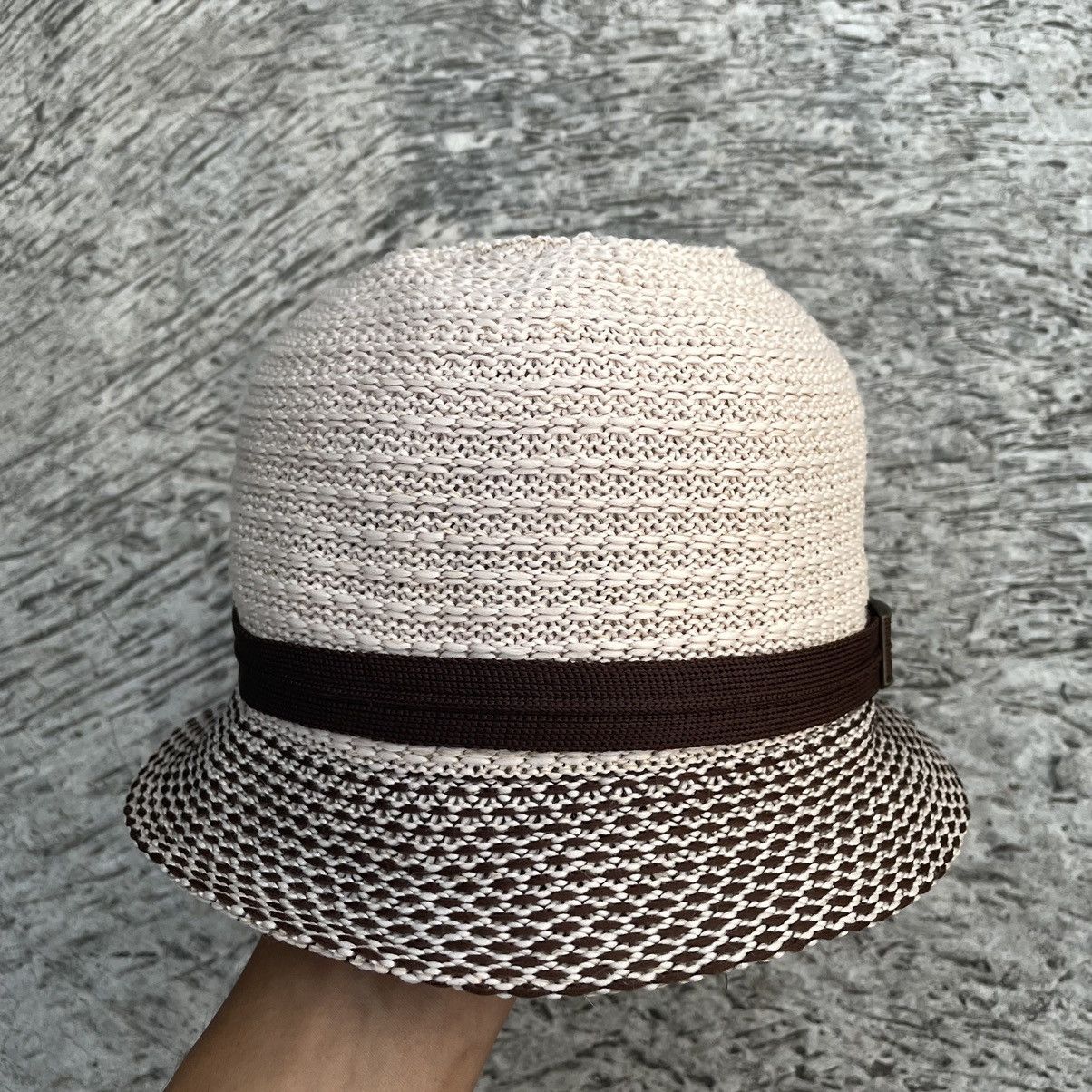 image of Aloha Wear x Outdoor Life Beautiful Bucket Hat With Belt. Knit Style 100% Polyester in Brown, Men's