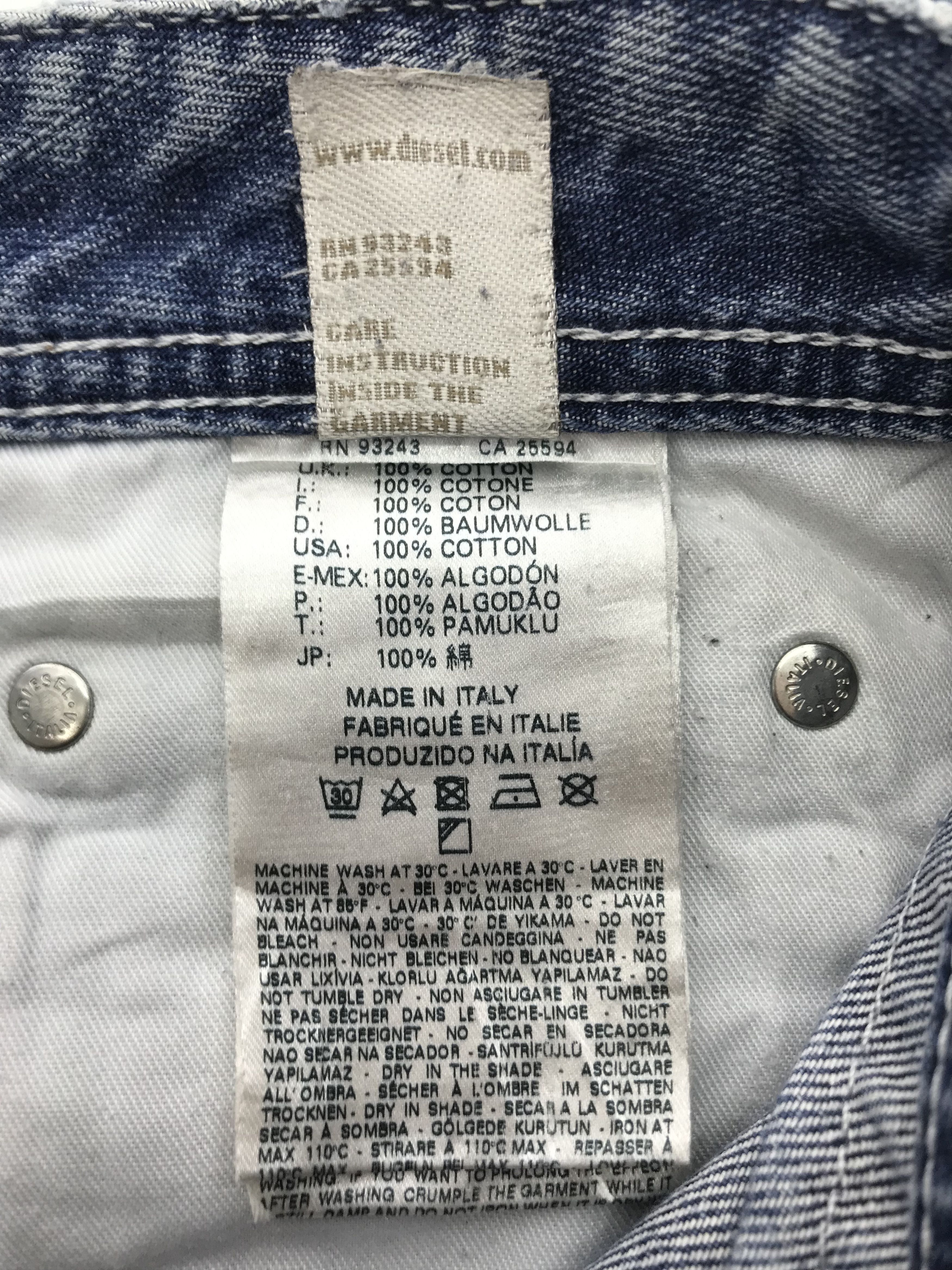 Diesel Vintage Diesel Distressed Flare Jeans Size US 33 - 11 Thumbnail
