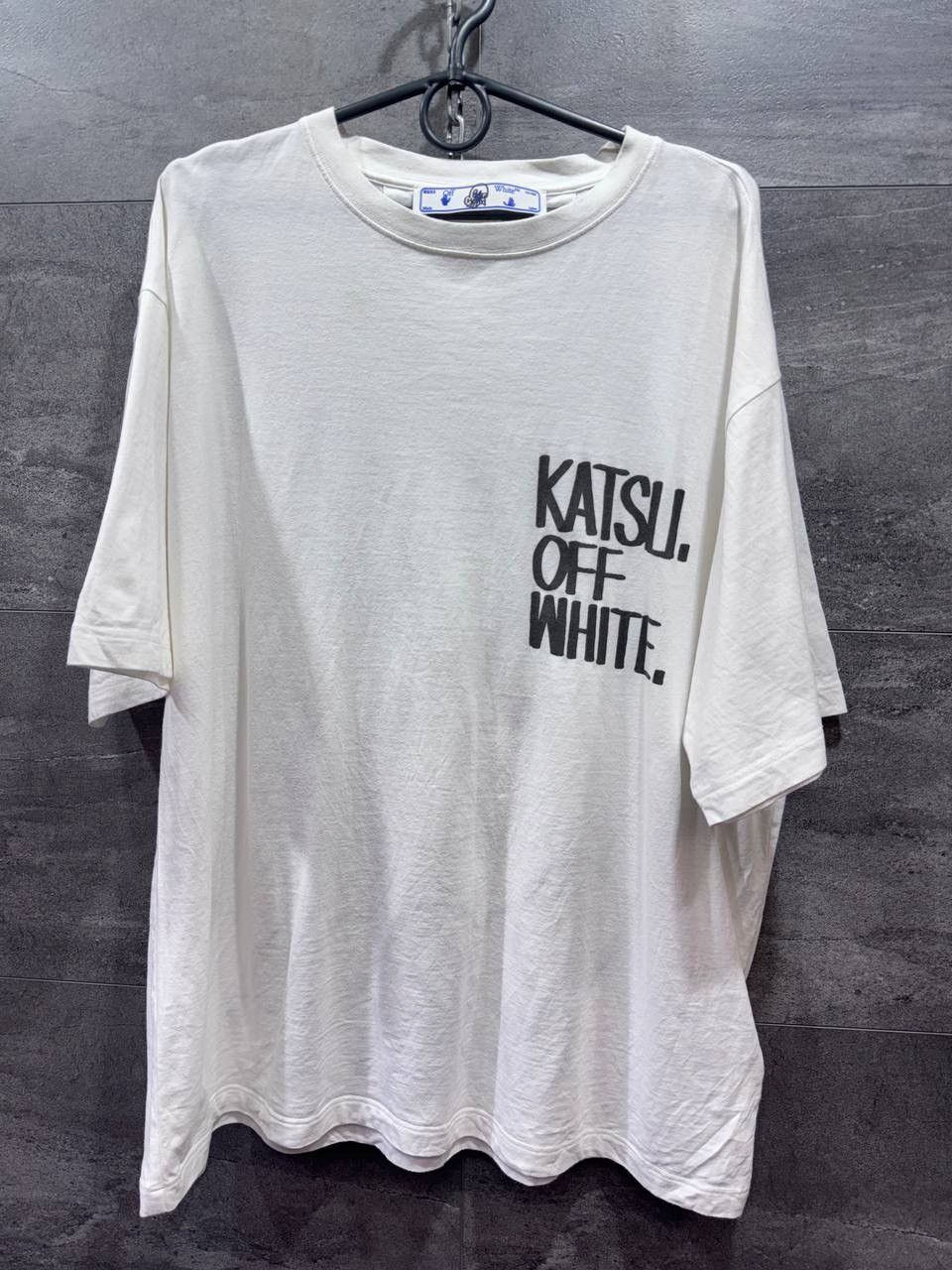 Off-White OFF-WHITE X Katsu Offkat Graffiti Oversize Graphic T-Shirt Size M / US 6-8 / IT 42-44 - 1 Thumbnail