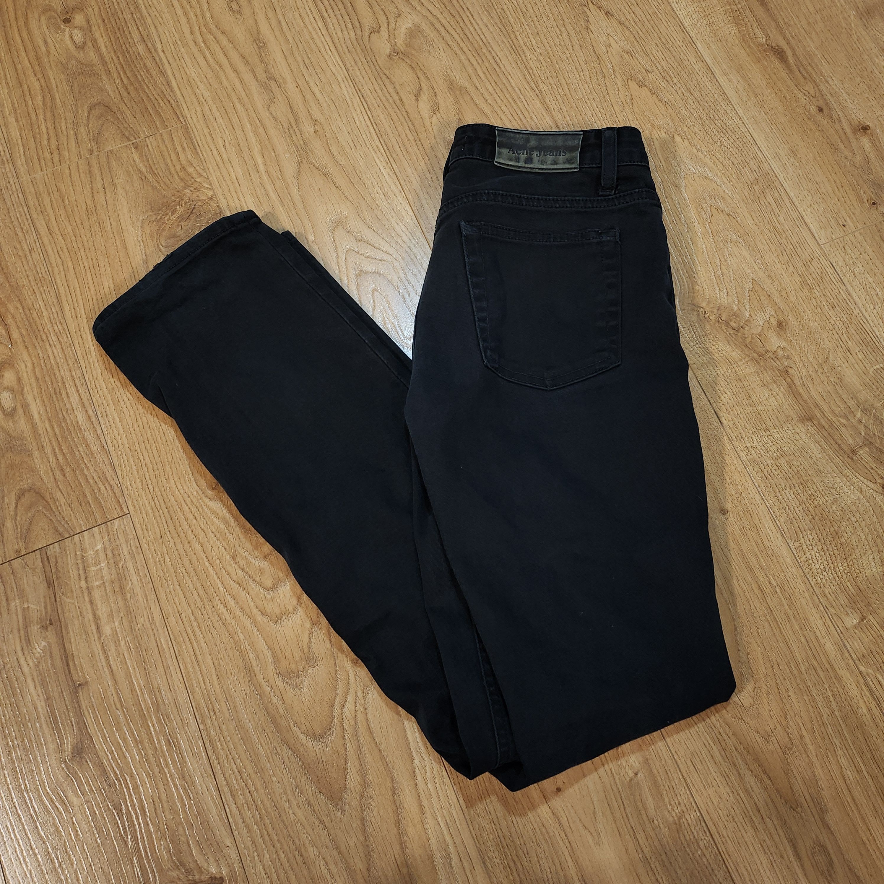 Acne Studios Hep Black Stretch 26/32 Acne Studios Black Denim Size US 26 / EU 42 - 1 Thumbnail