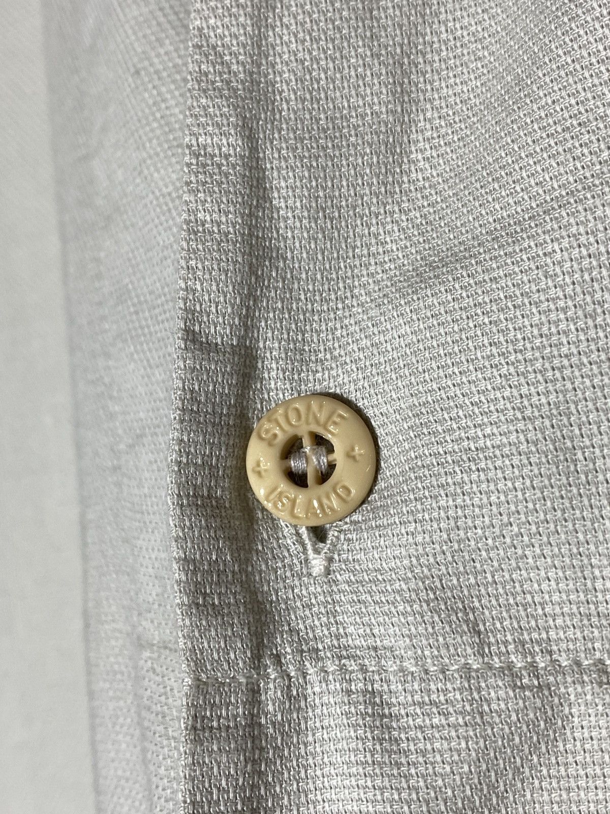 Stone Island Stone Island S/S 2000 Cotton Short Sleeve Shirt Size US L / EU 52-54 / 3 - 10 Thumbnail