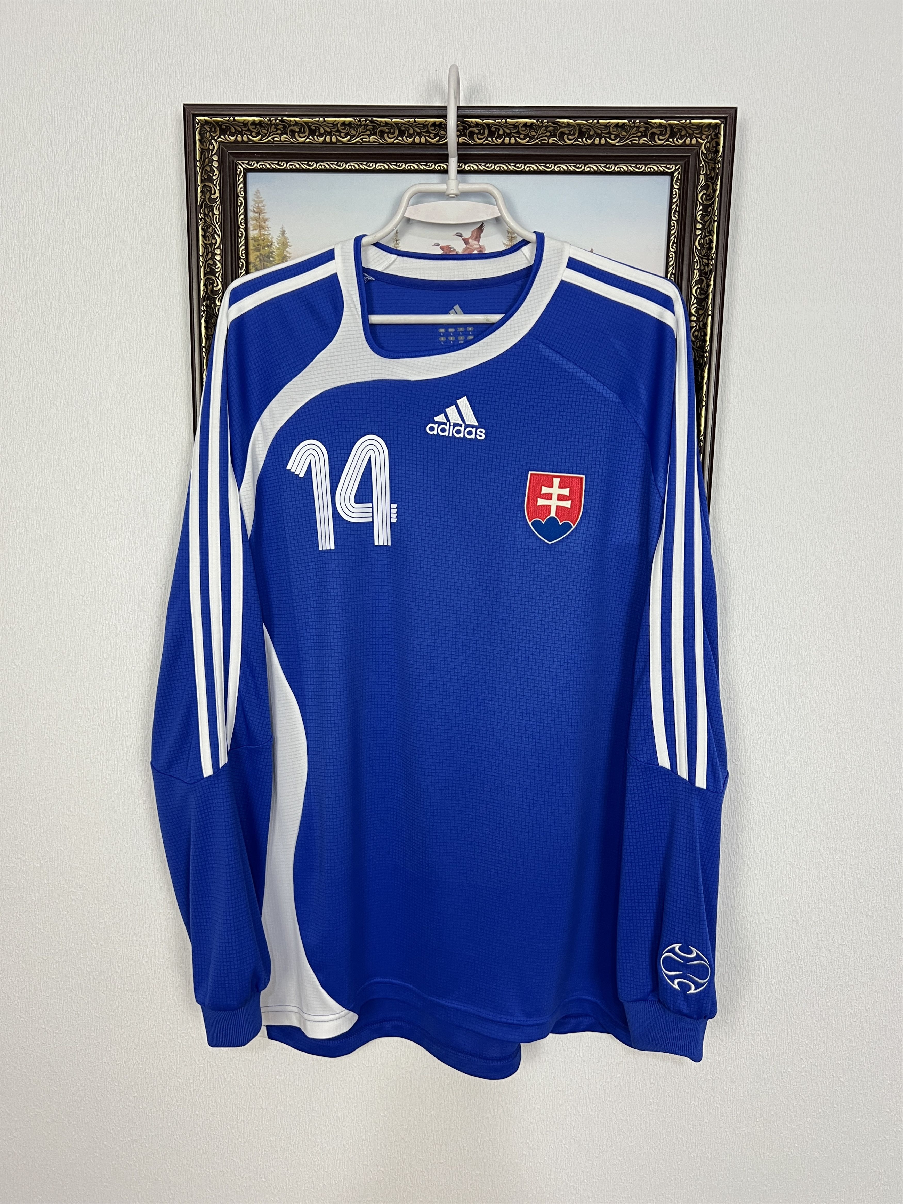 Adidas Slovakia football shirt Soccer Long Sleeve Jersey Size US L / EU 52-54 / 3 - 1 Thumbnail