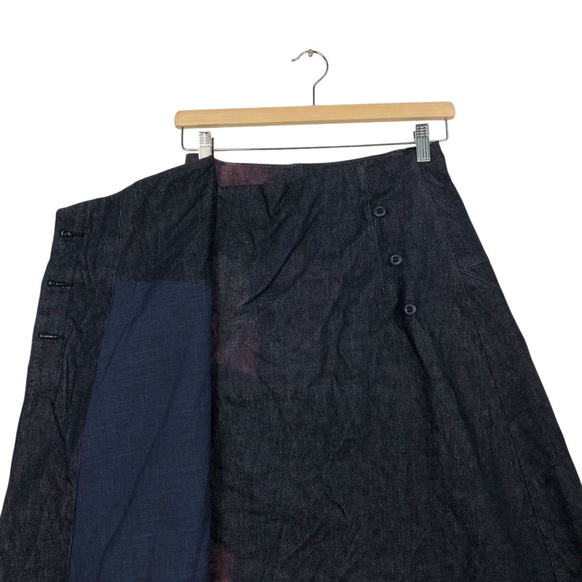 Japanese Brand 📌Acid Wash Design Punk Style Urvin Skirt Made in Japan Size 26" / US 2 / IT 38 - 15 Thumbnail