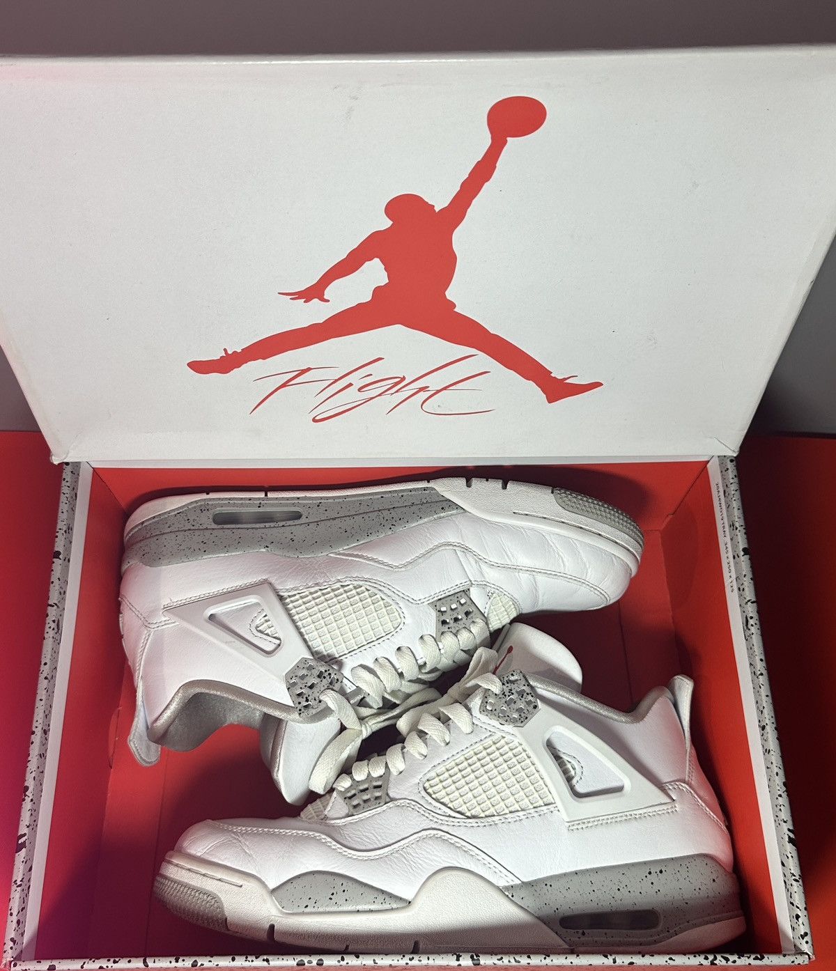 Jordan Brand Size 10 - Jordan 4 Retro Mid White Oreo Size US 10 / EU 43 - 9 Thumbnail
