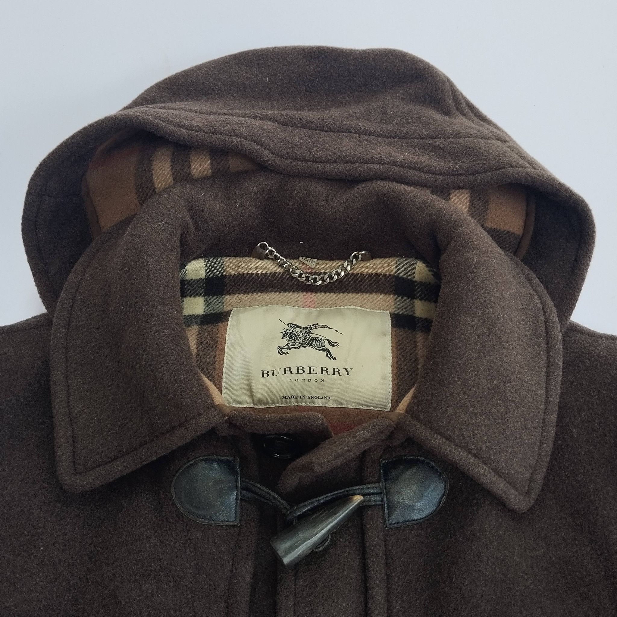 Burberry BURBERRY BROWN DUFFLE COAT Size US M / EU 48-50 / 2 - 2 Thumbnail