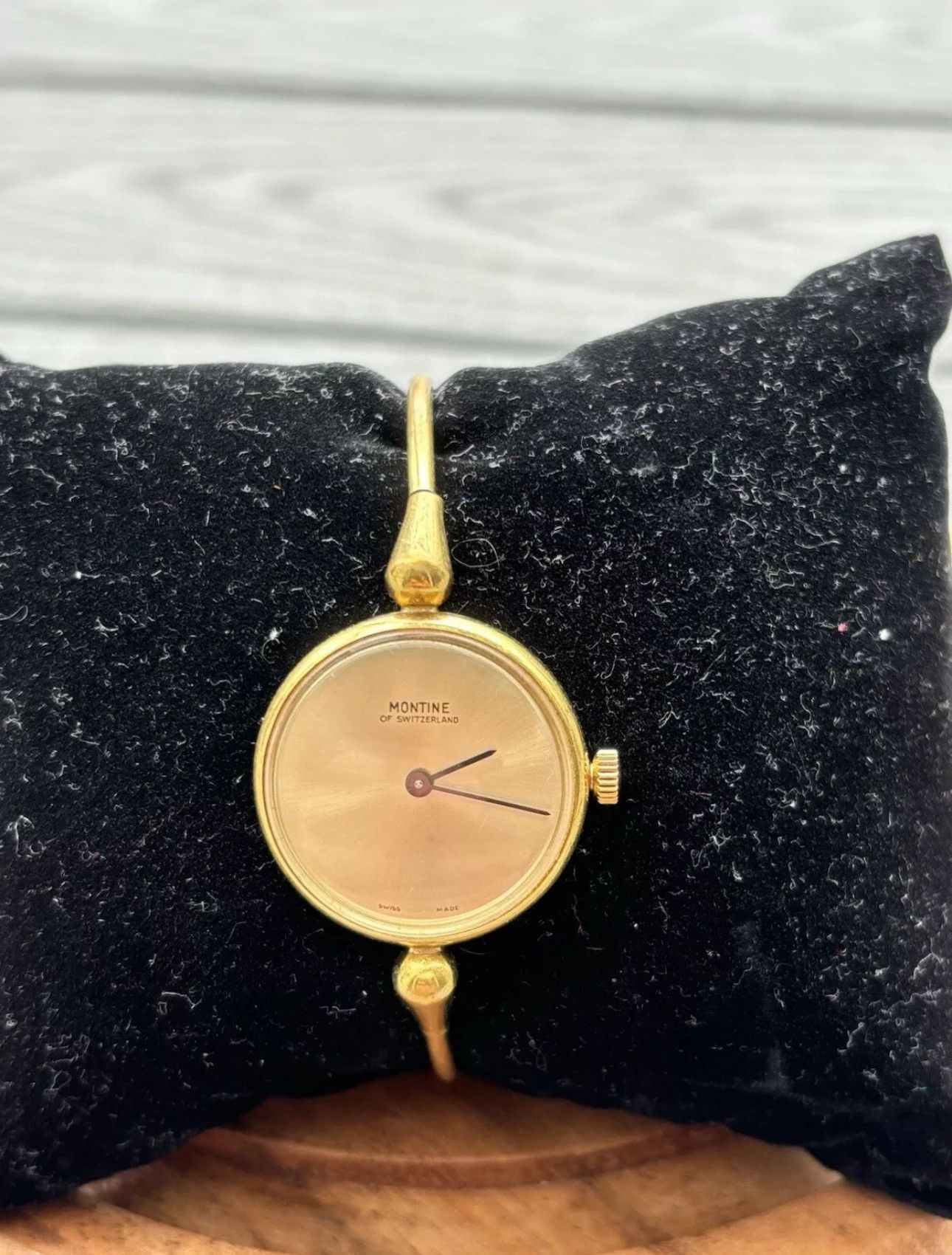 Vintage Vntg 1970s Montine Of Switzerland Gold Plate Size ONE SIZE - 2 Thumbnail