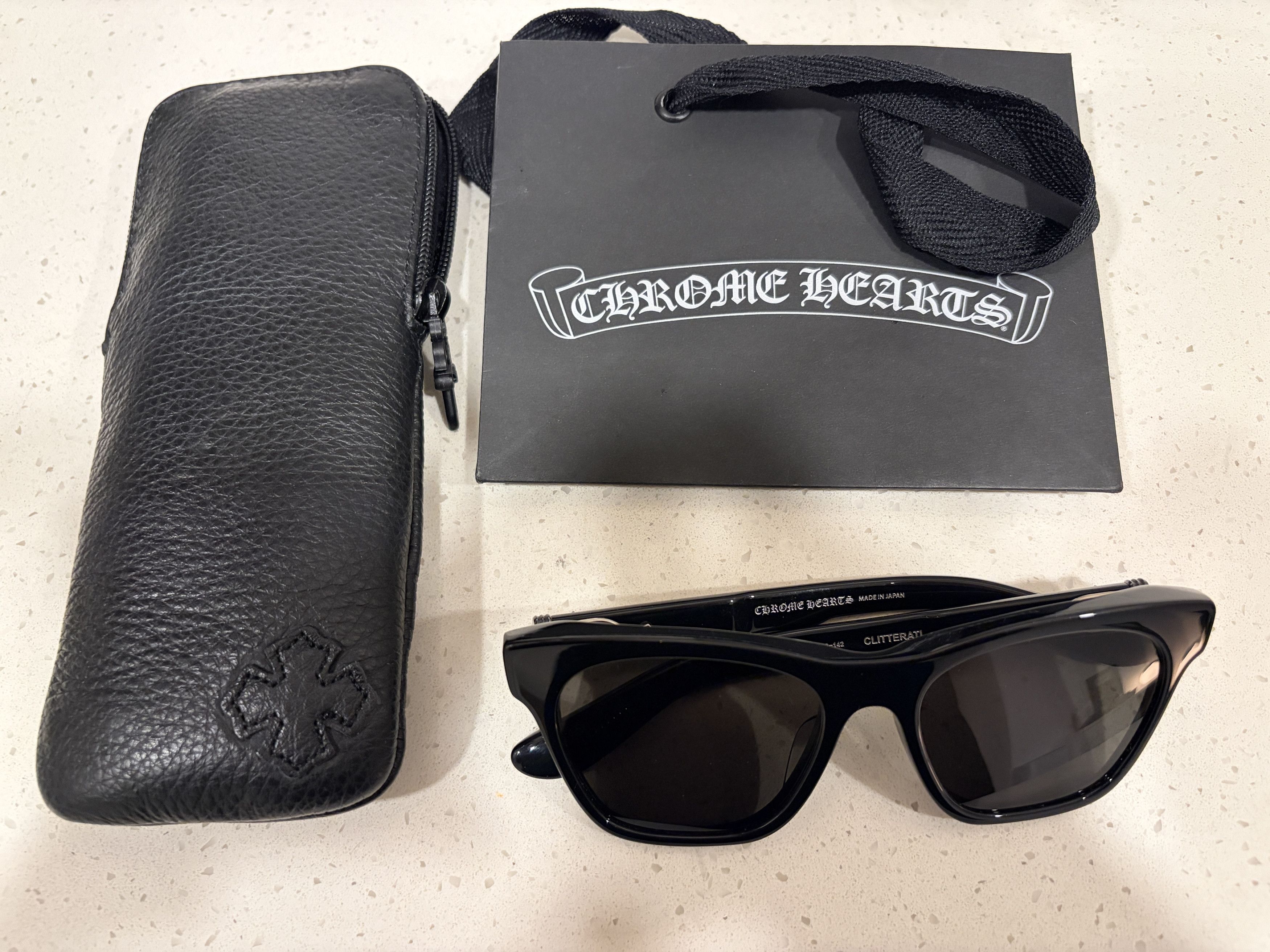 Chrome Hearts Chrome Hearts Clitterati Sunglasses Size ONE SIZE - 1 Thumbnail
