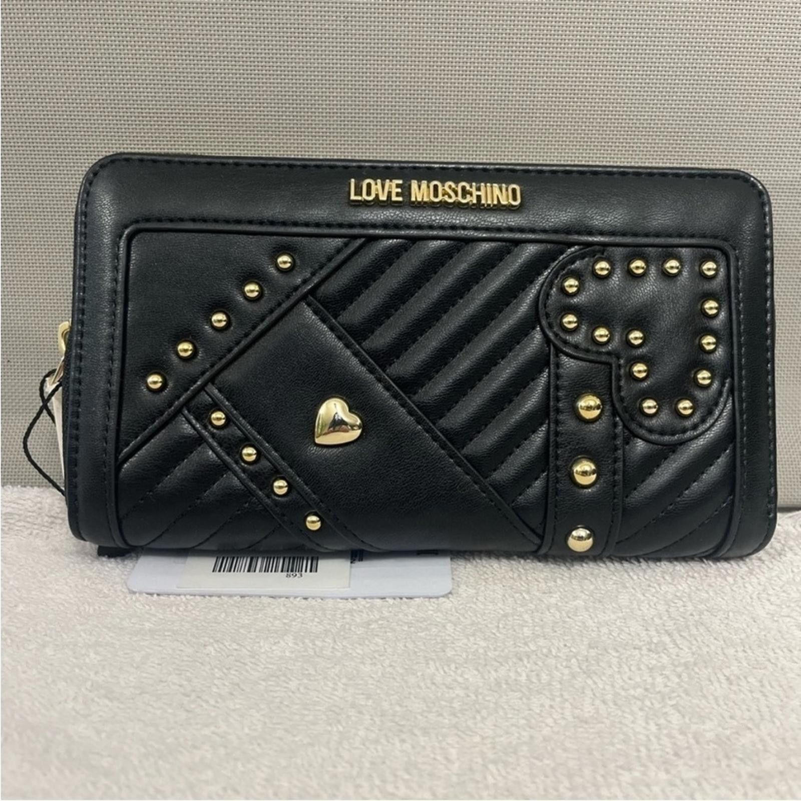 Love Moschino Love Moschino Black Wallet With Gold Accents NWT Size ONE SIZE - 1 Thumbnail