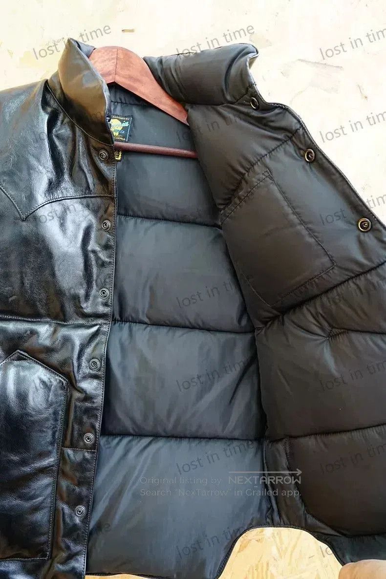 Rainbow Country Rainbow Country Black Horsehide Down Vest. Size US S / EU 44-46 / 1 - 9 Thumbnail