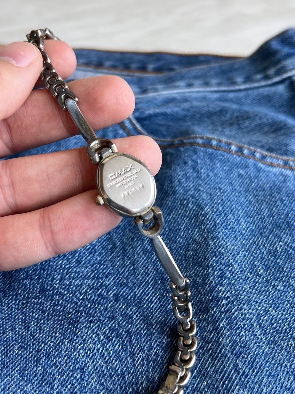 Japanese Brand × Vintage Vintage Japanese style futuristic Form Chrome Link Watch Size ONE SIZE - 7 Thumbnail