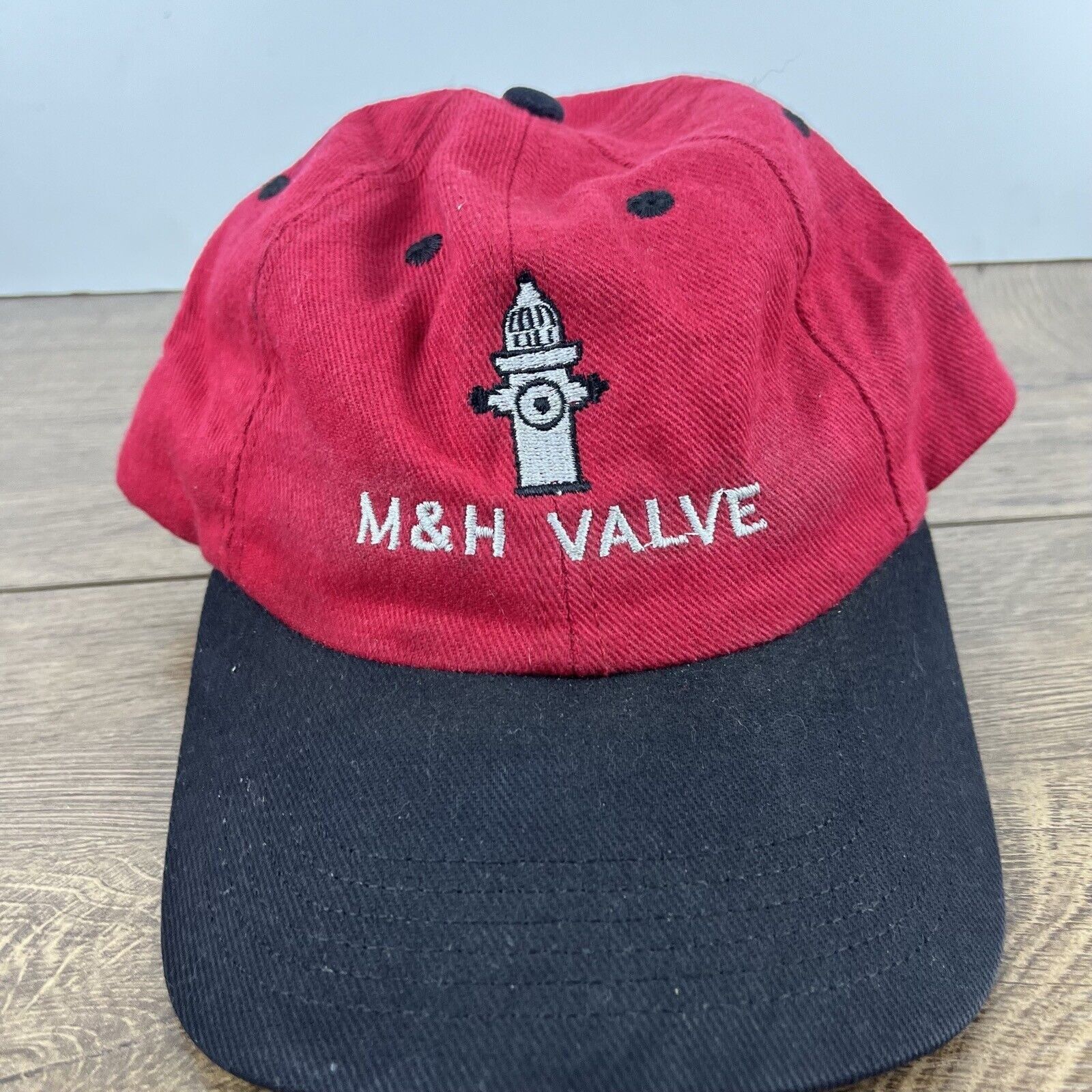 Other M&H Valve Hat Fire Hydrant Hat Red Adjustable Hat Red Adult Size ONE SIZE - 4 Thumbnail