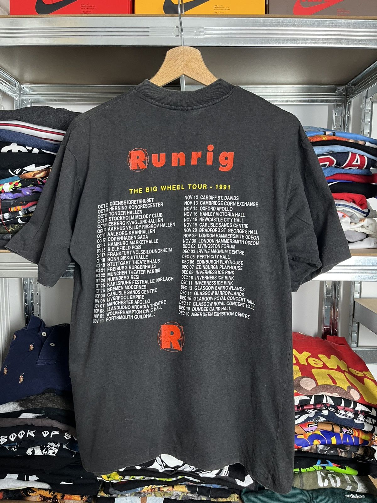 Band Tees × Vintage Vintage Runrig t shirt 1991 Single Stitch Size US M / EU 48-50 / 2 - 2 Thumbnail