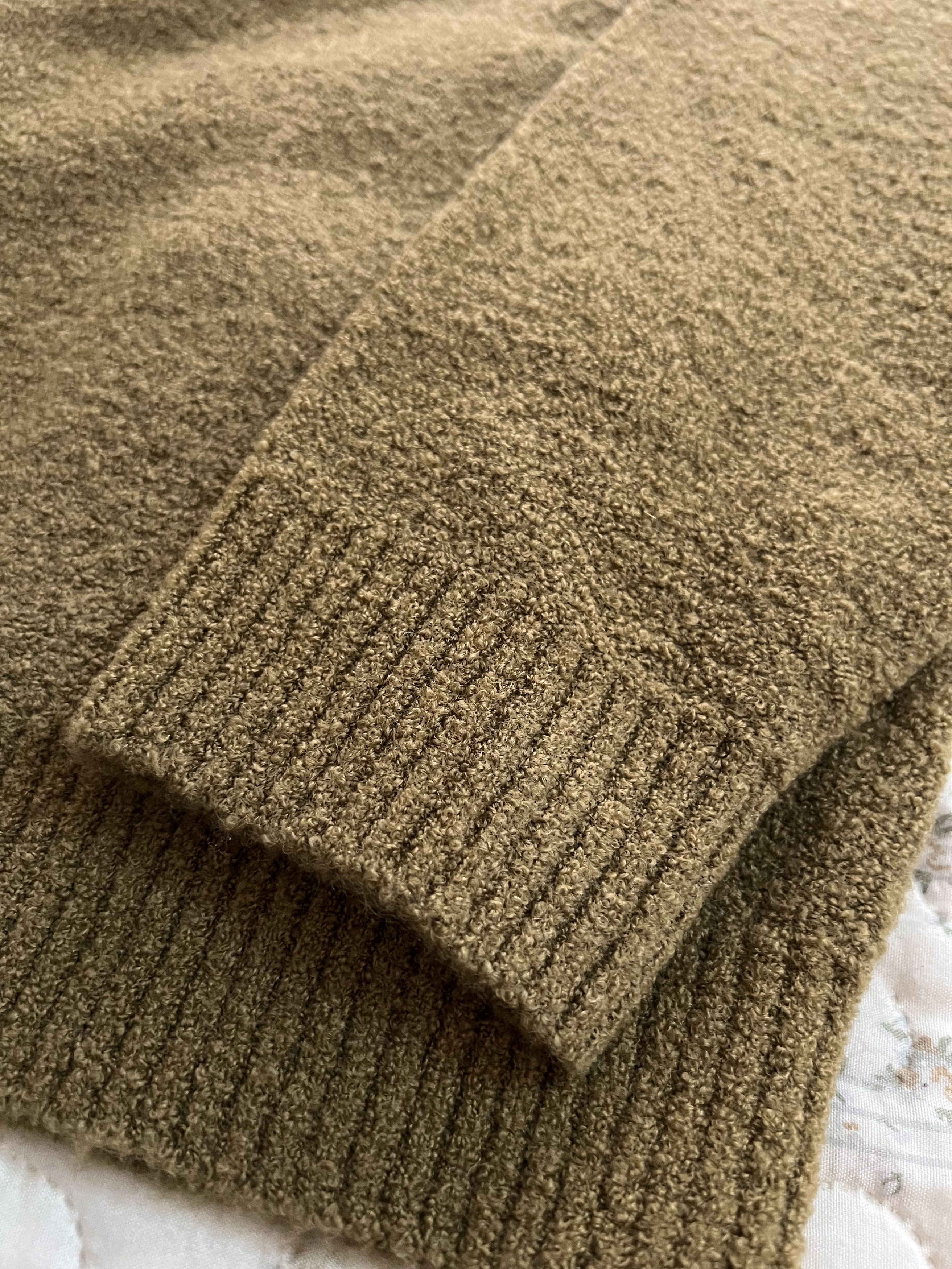 Stone Island × Supreme Supreme Stone Island Bouclé Cardigan olive M Size US M / EU 48-50 / 2 - 15 Thumbnail