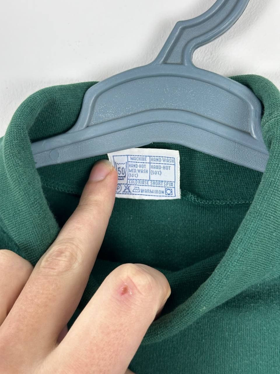 Sunspel × Vintage Vintage Sunspel Green Cotton Turtleneck Size L Size US L / EU 52-54 / 3 - 5 Thumbnail