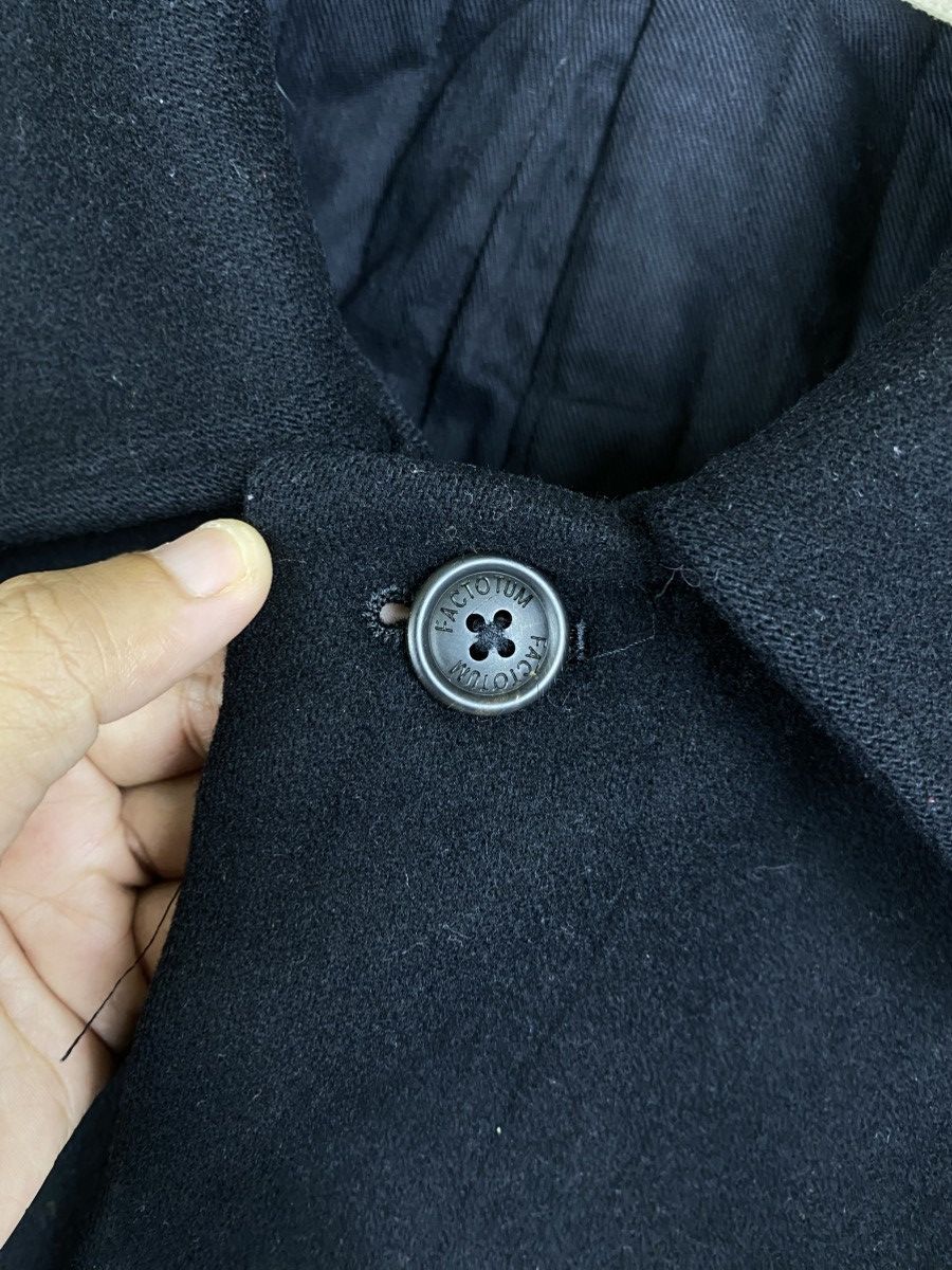 FACTOTUM Vintage Factotum Casual Black Front Button Coat Size US S / EU 44-46 / 1 - 10 Thumbnail