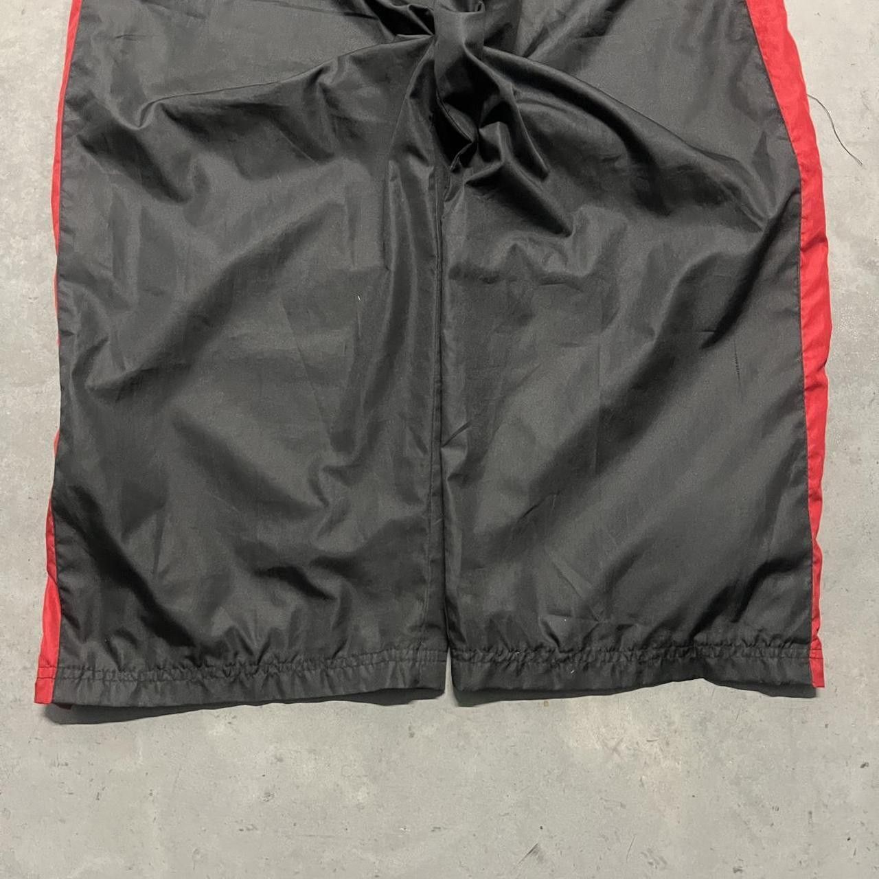 Vintage Crazy Vintage Y2K/2000s Baggy Black Striped Track pants with adjustable waistband and pockets! Size US 36 / EU 52 - 4 Thumbnail