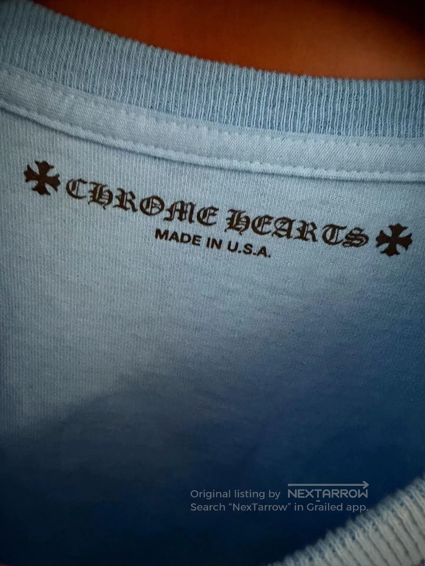 Chrome Hearts chrome hearts blue long sleeve sweatshirt. Size US M / EU 48-50 / 2 - 3 Thumbnail