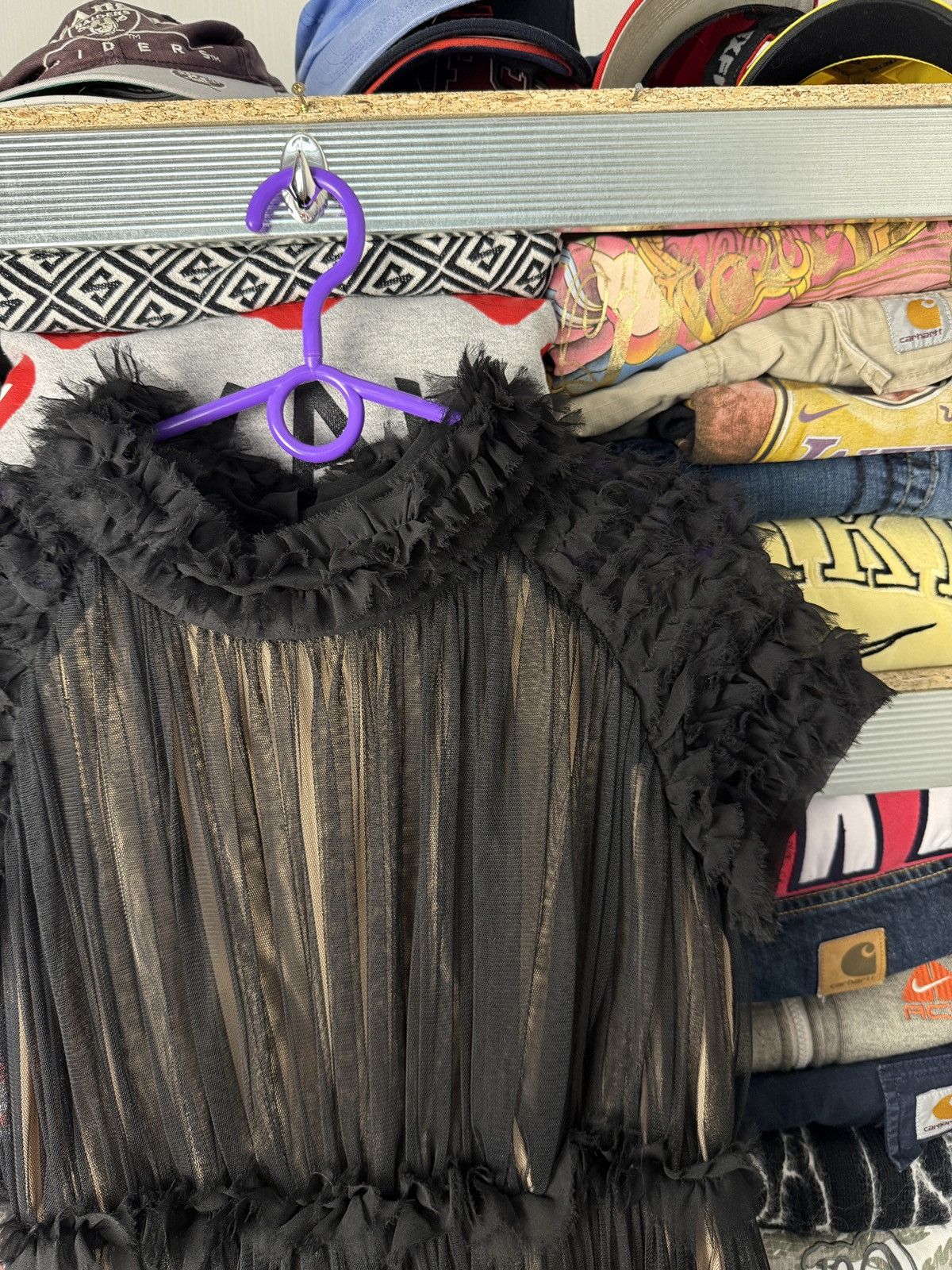 Dolce & Gabbana Dolce & Gabbana Tulle Avant-Garde Vintage Silk Dress Size S / US 4 / IT 40 - 4 Thumbnail