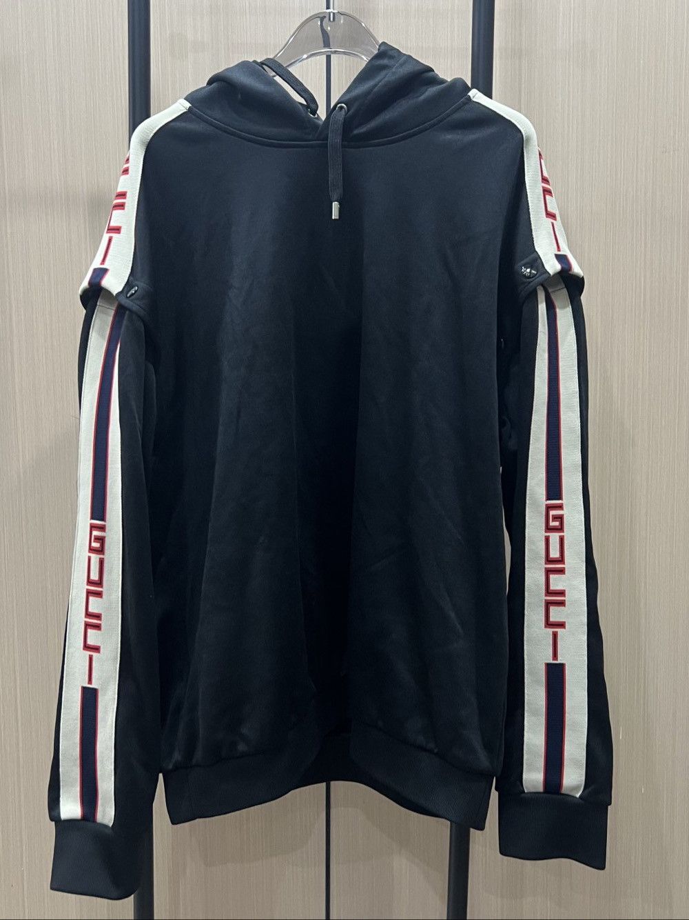 Gucci Gucci Detachable Sleeve Hoodie Size M Size US M / EU 48-50 / 2 - 1 Thumbnail
