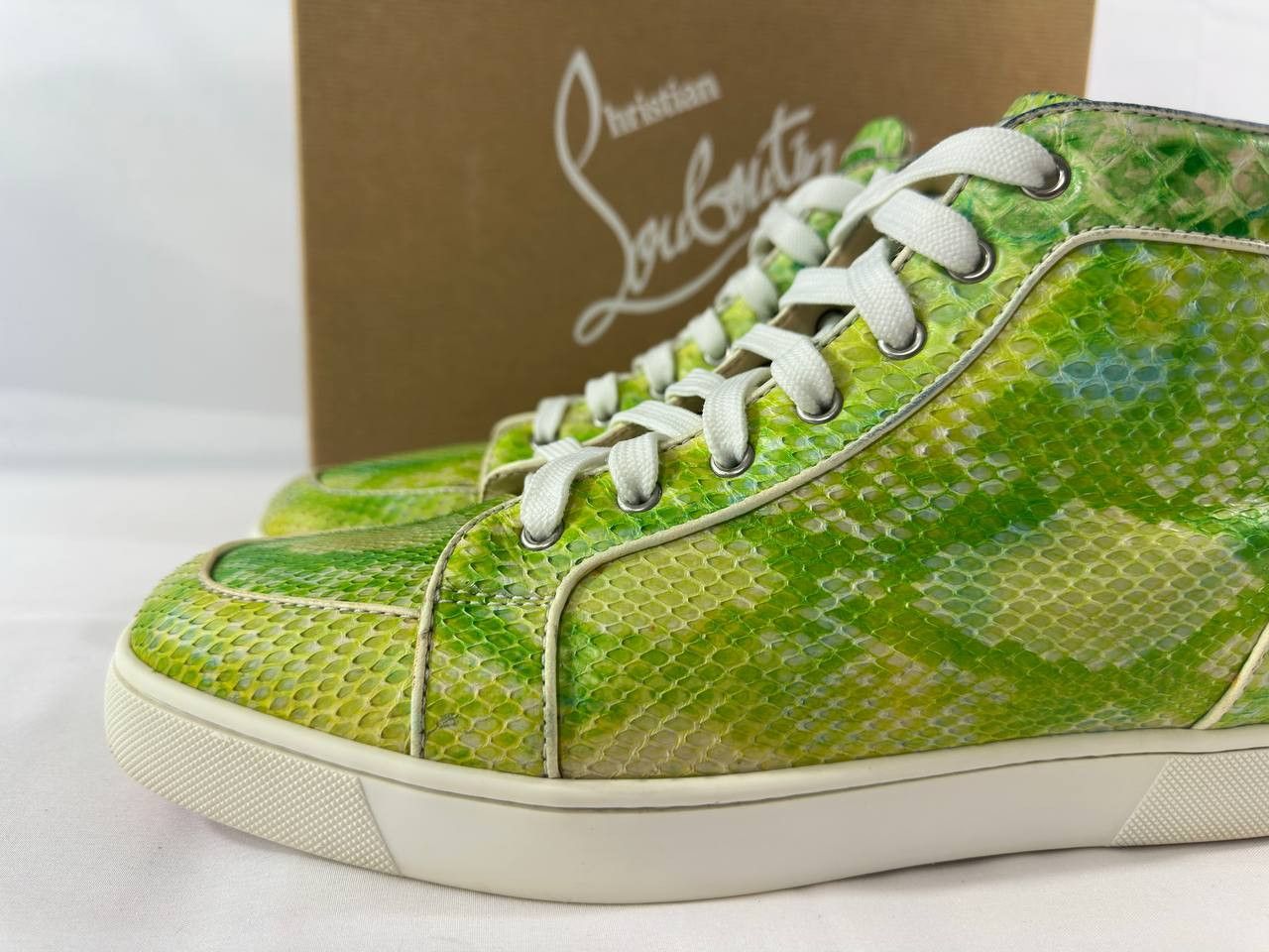 Christian Louboutin Christian Louboutin Rantus Orlato Flat Python Fresh Nappa Size US 11 / EU 44 - 9 Thumbnail