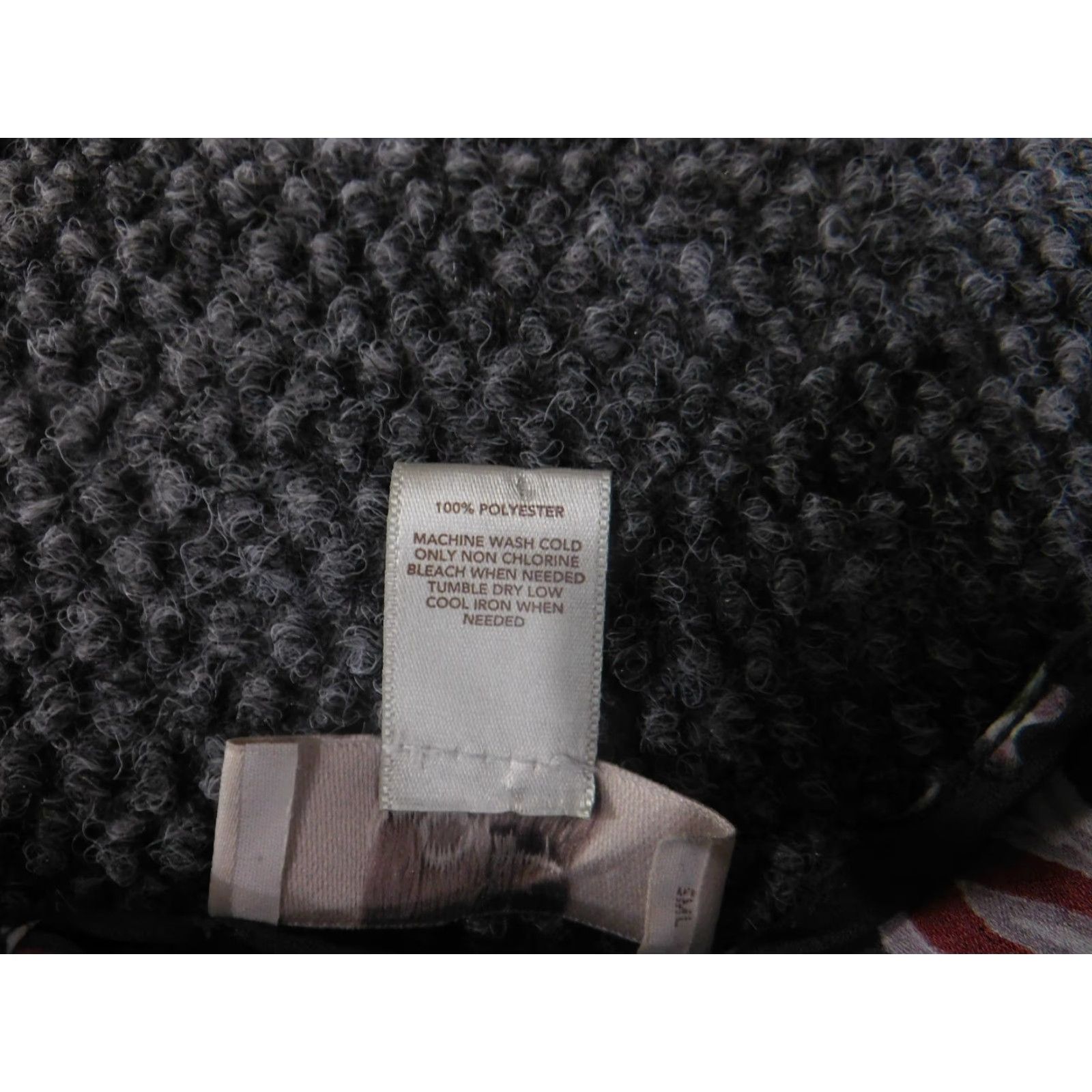 Loft LOFT Blouse Womens Medium Gray Floral Long Sleeve Lightweight Casual Shirt Camisole Lightweight Regular SS Rounds Size M / US 6-8 / IT 42-44 - 5 Thumbnail