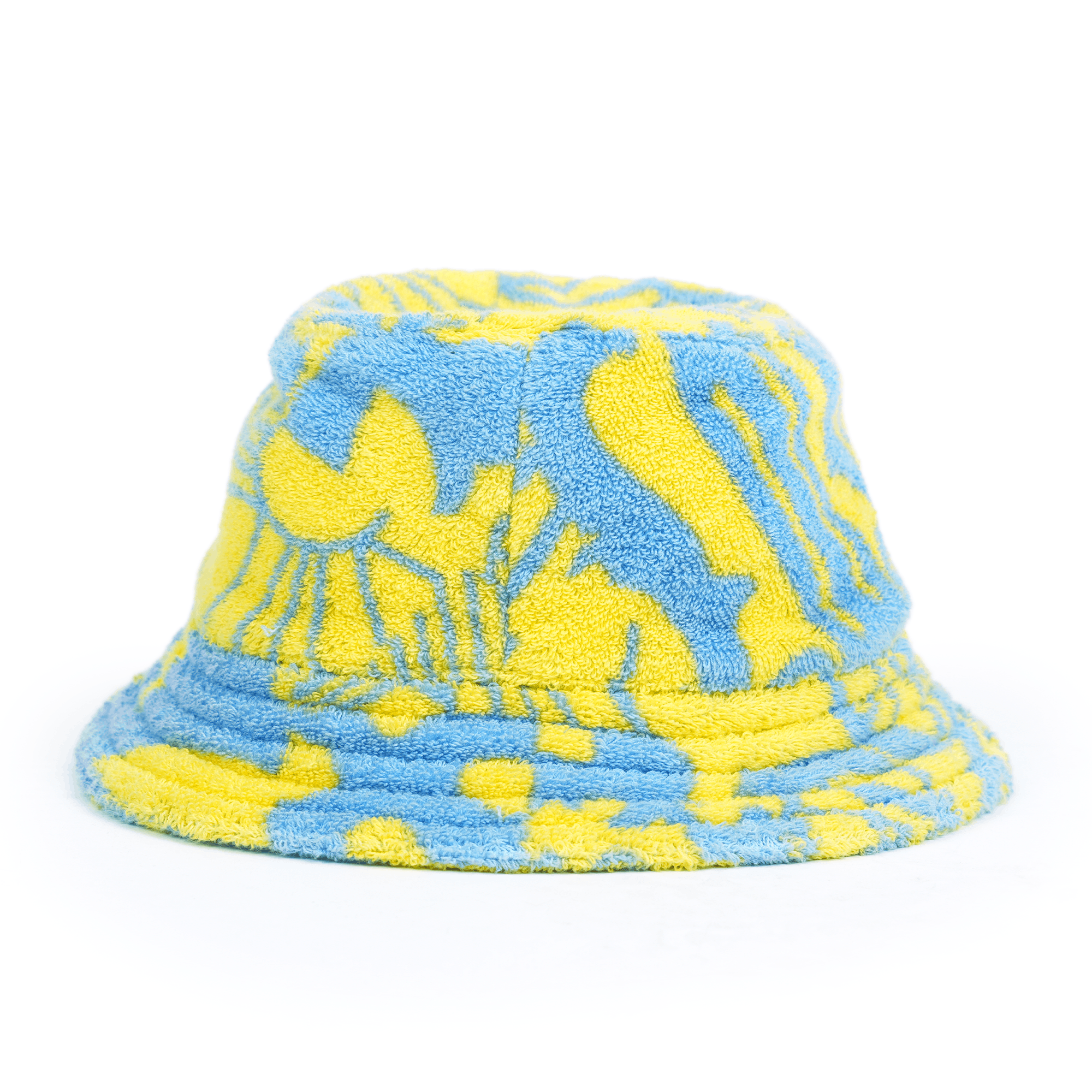 Chrome Hearts CHROME HEARTS YELLOW AND BLUE WHITE PATCH TOWEL BUCKET HAT Size ONE SIZE - 2 Thumbnail