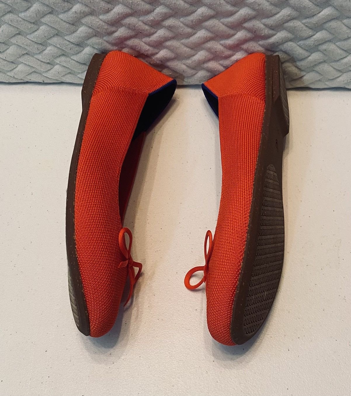 Rothy's Rothy’s The Ballet Bow Flat Glamour Red In Love Insole 9 NEW Size US 9 / IT 39 - 9 Thumbnail