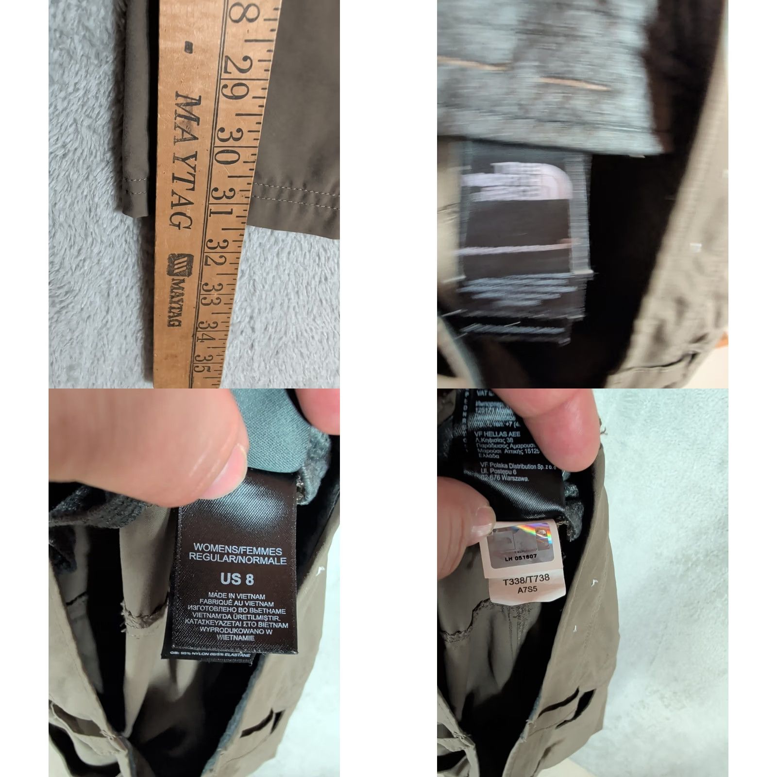 The North Face The North Face Taggart Pants Women's size 8 stretch hiking camping quick dry Brown Size 30" / US 8 / IT 44 - 9 Thumbnail