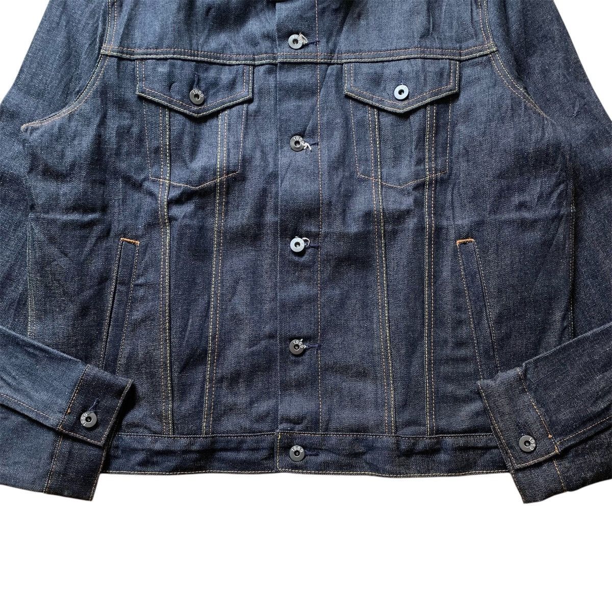 Gap Gap Fall 19 Raw Indigo Selvedge Denim Jacket Size US XL / EU 56 / 4 - 4 Thumbnail