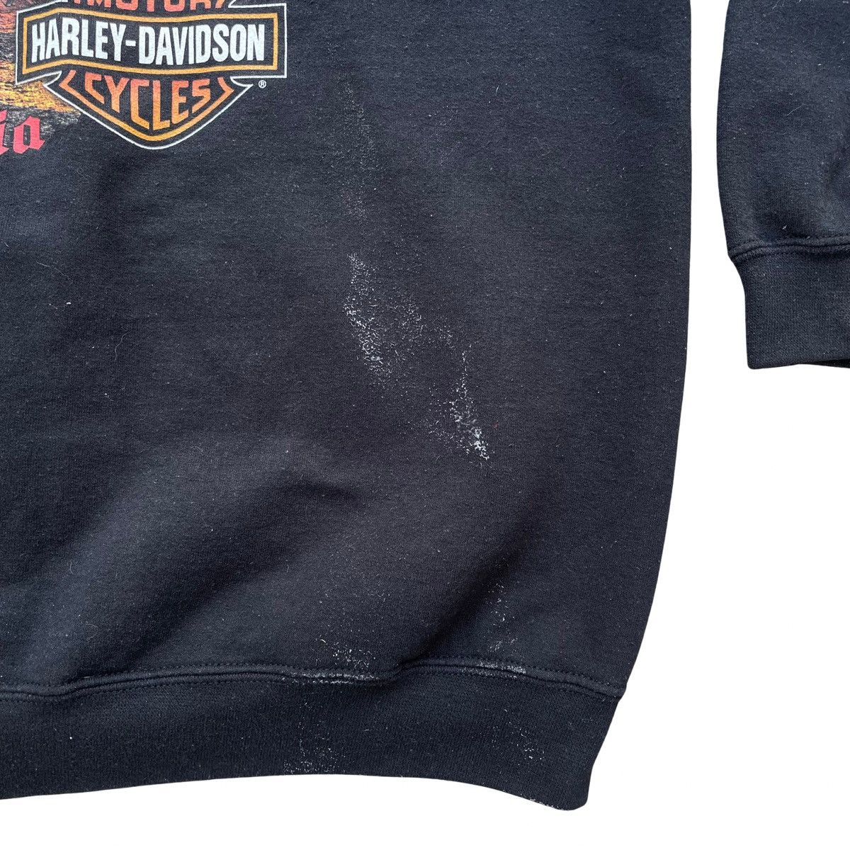 Harley Davidson Harley Davidson Motorcycle Wheelie Zip Hoodie Size XXL Size US XXL / EU 58 / 5 - 3 Thumbnail