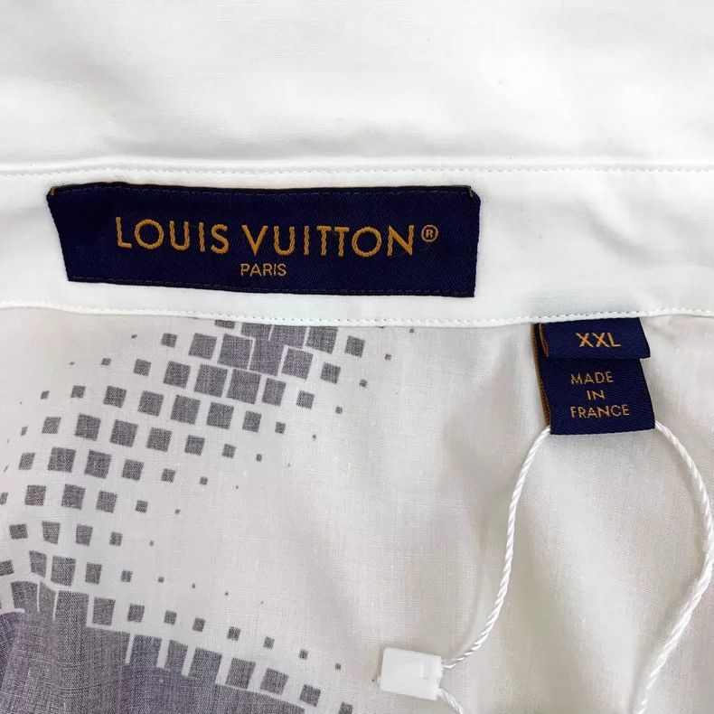 Louis Vuitton Louis Vuitton Colorful Logo Long Sleeve Shirt -2505 Size US XXL / EU 58 / 5 - 5 Thumbnail