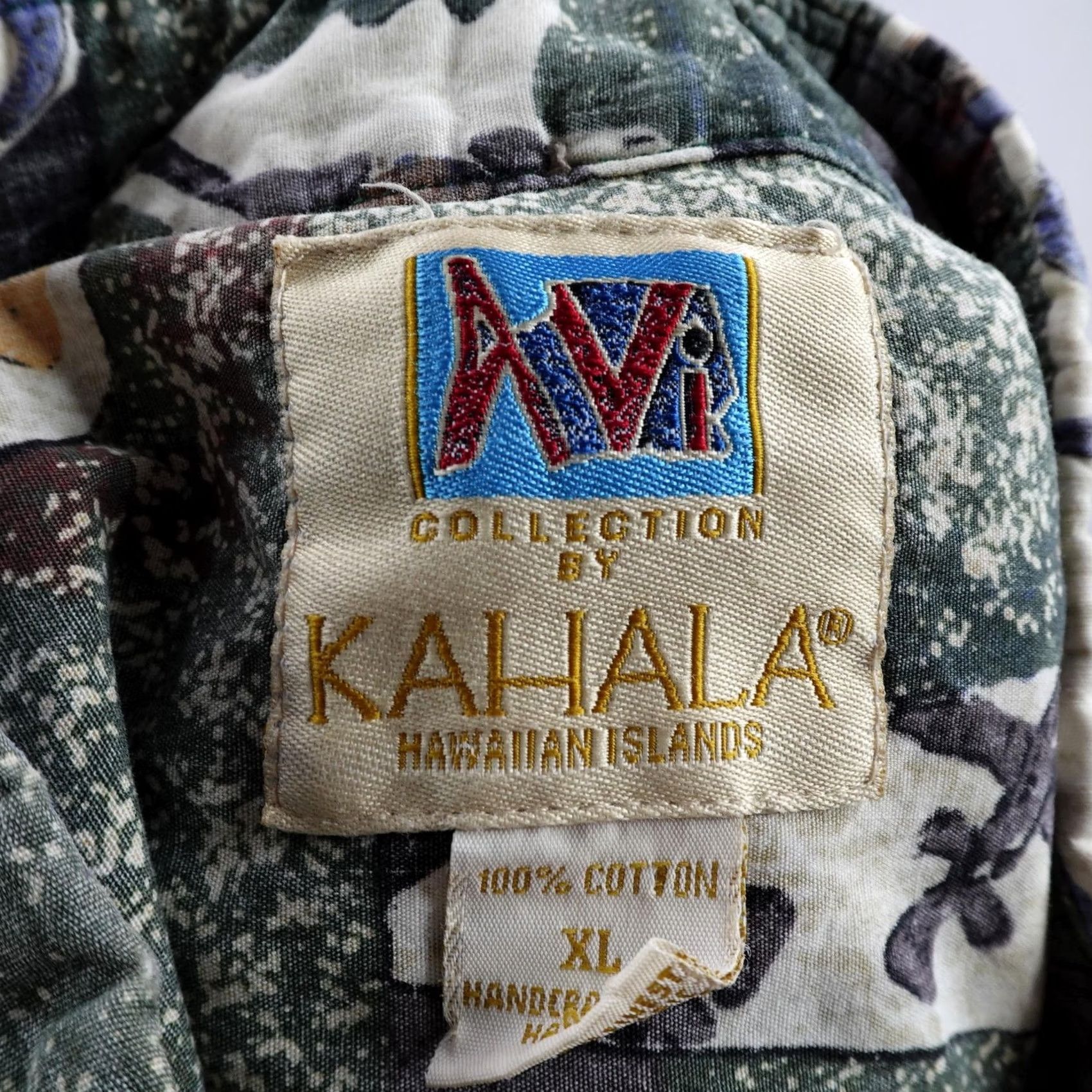 Vintage Kahala Shirt Mens XL Green Hawaiian Aloha Fish Button Up Camp Size US XL / EU 56 / 4 - 7 Thumbnail