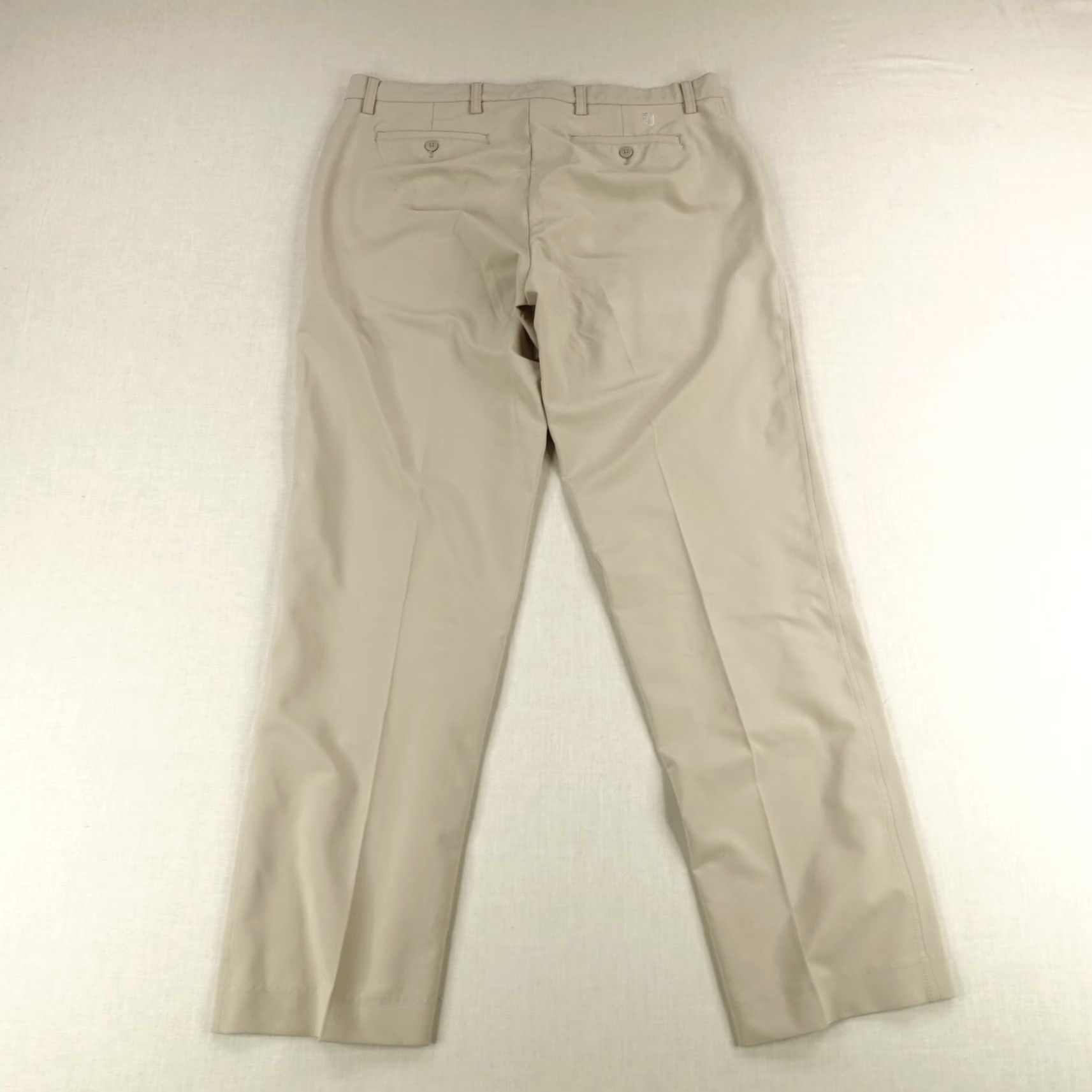 Footjoy FootJoy Pants Mens 38x32 Khaki Beige Tan Performance Golf Golfer Flex Chino FootJoy Size US 38 / EU 54 - 4 Thumbnail