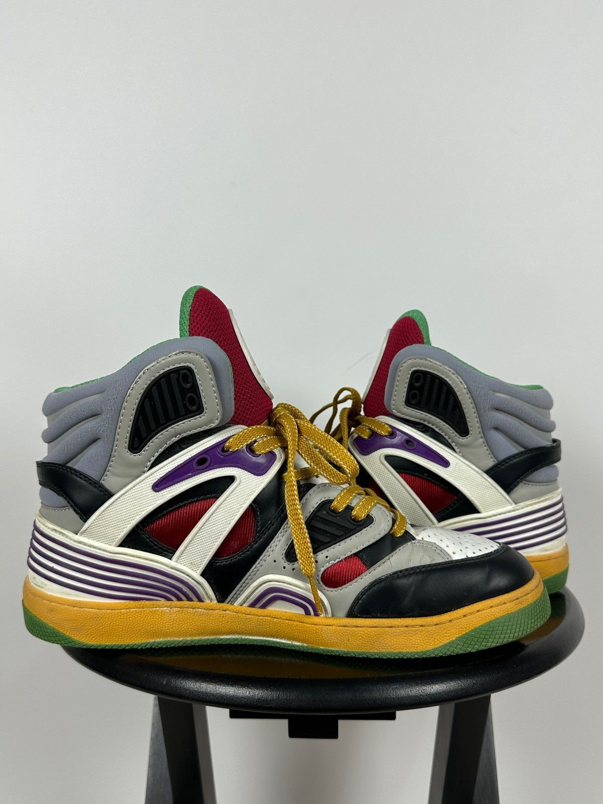 Gucci Gucci Basket Hi Top Sneakers Size US 8.5 / EU 41-42 - 7 Thumbnail
